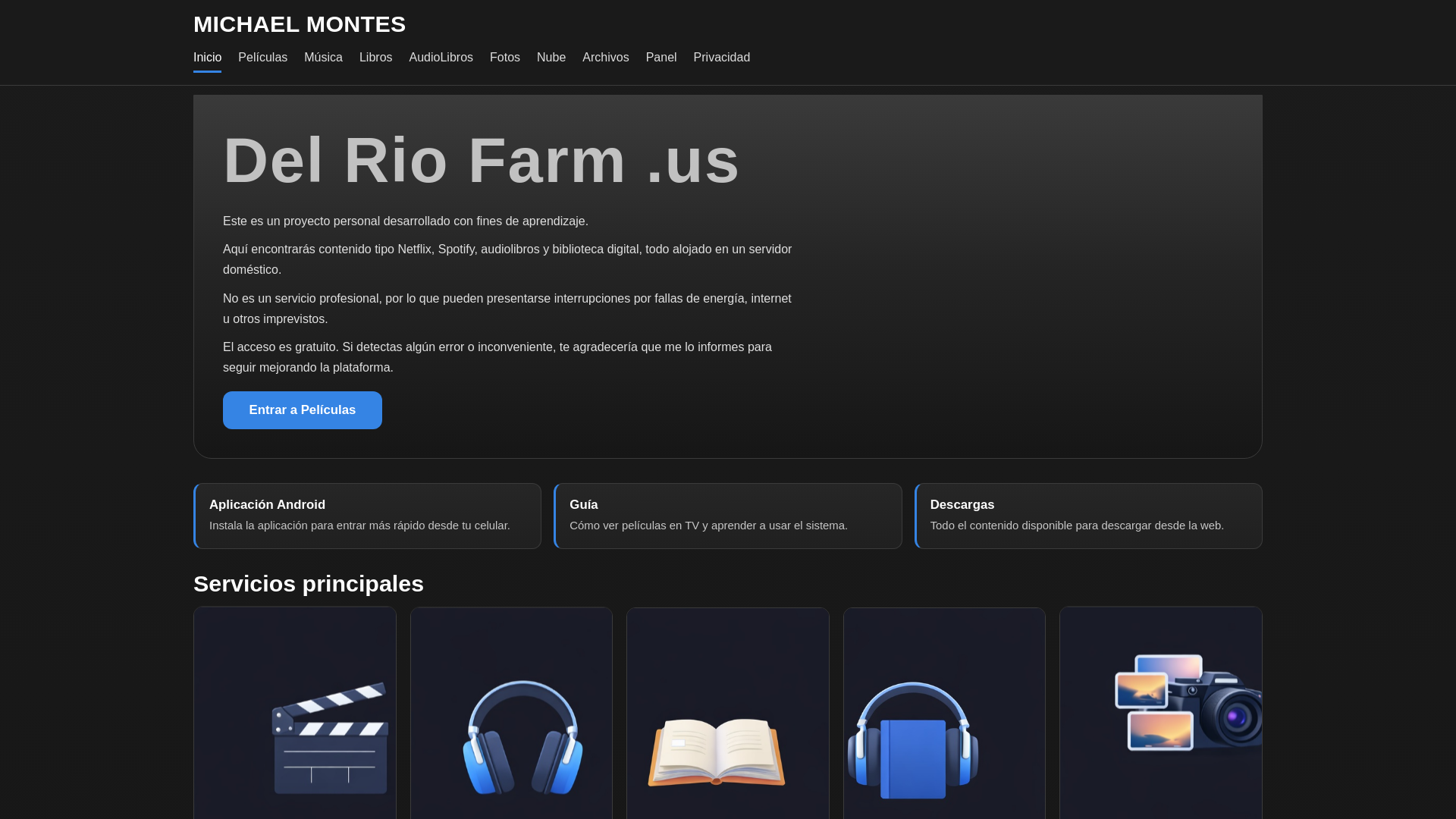 website screenshot of https://delriofarm.us/