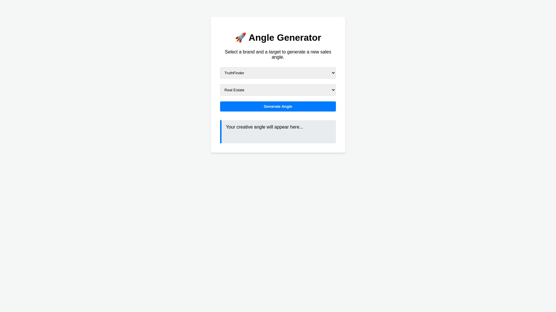 website screenshot of https://angle-generator.pages.dev/