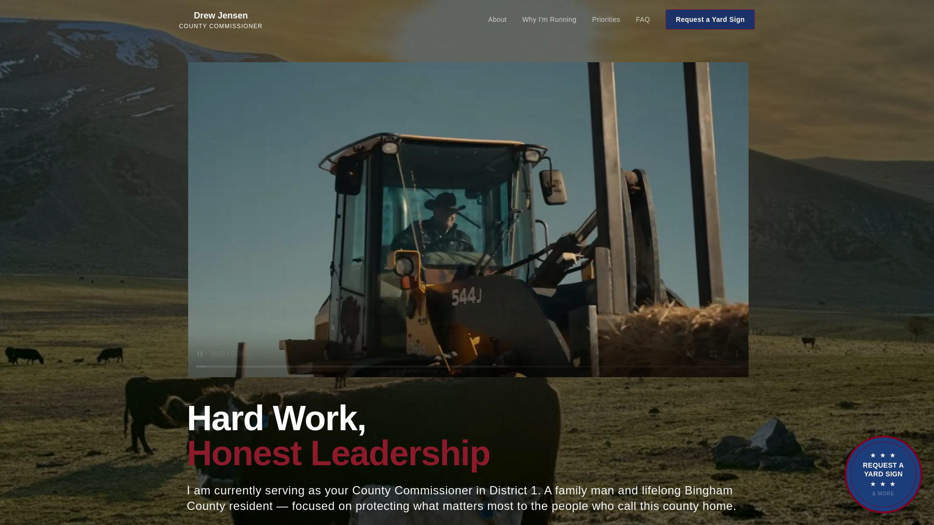 website screenshot of https://jensenforbinghamcounty.com/