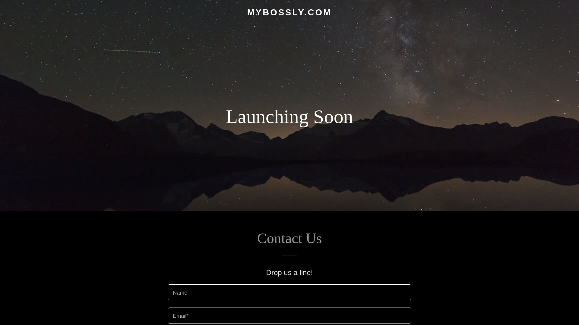 website screenshot of https://mybossly.com/