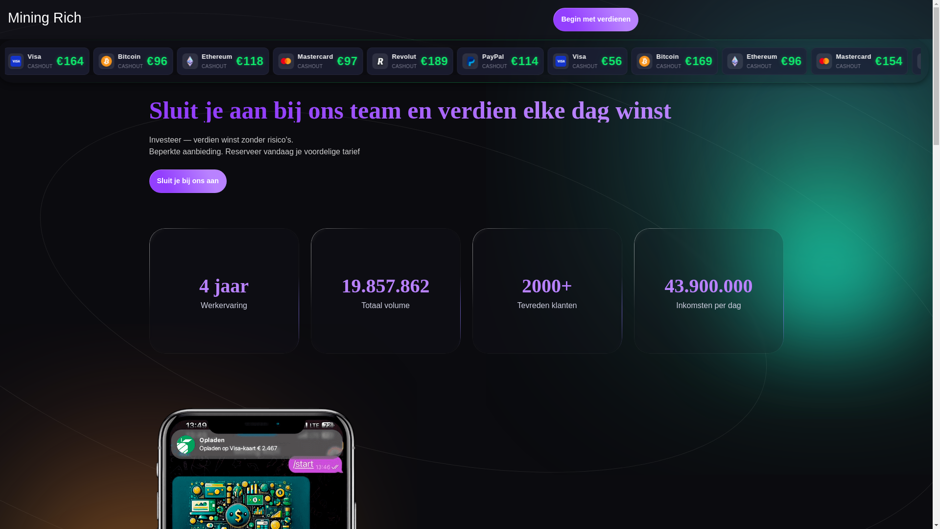 website screenshot of https://snel-geldverdienen.pages.dev/