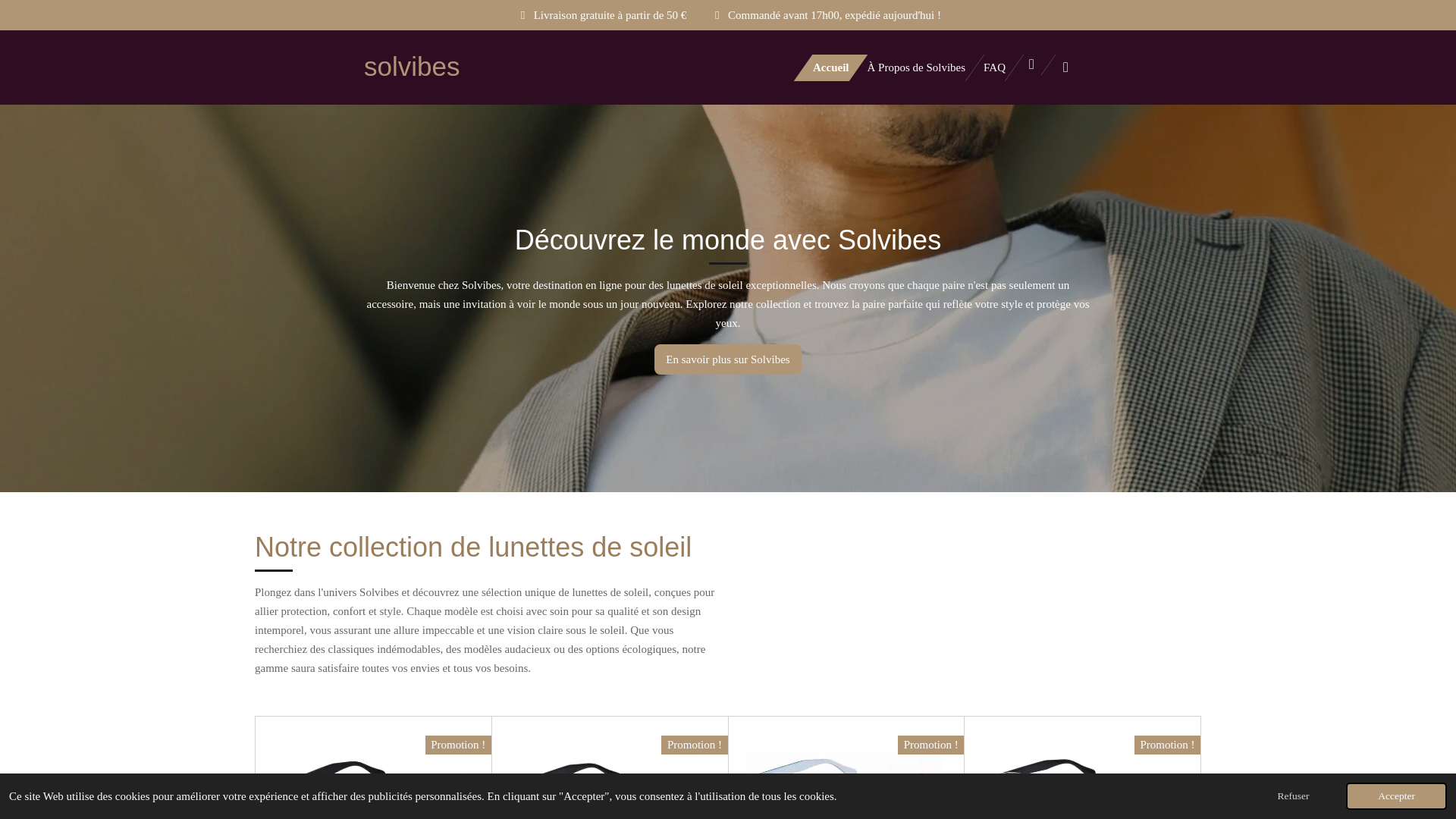 website screenshot of https://solvibes.fr/
