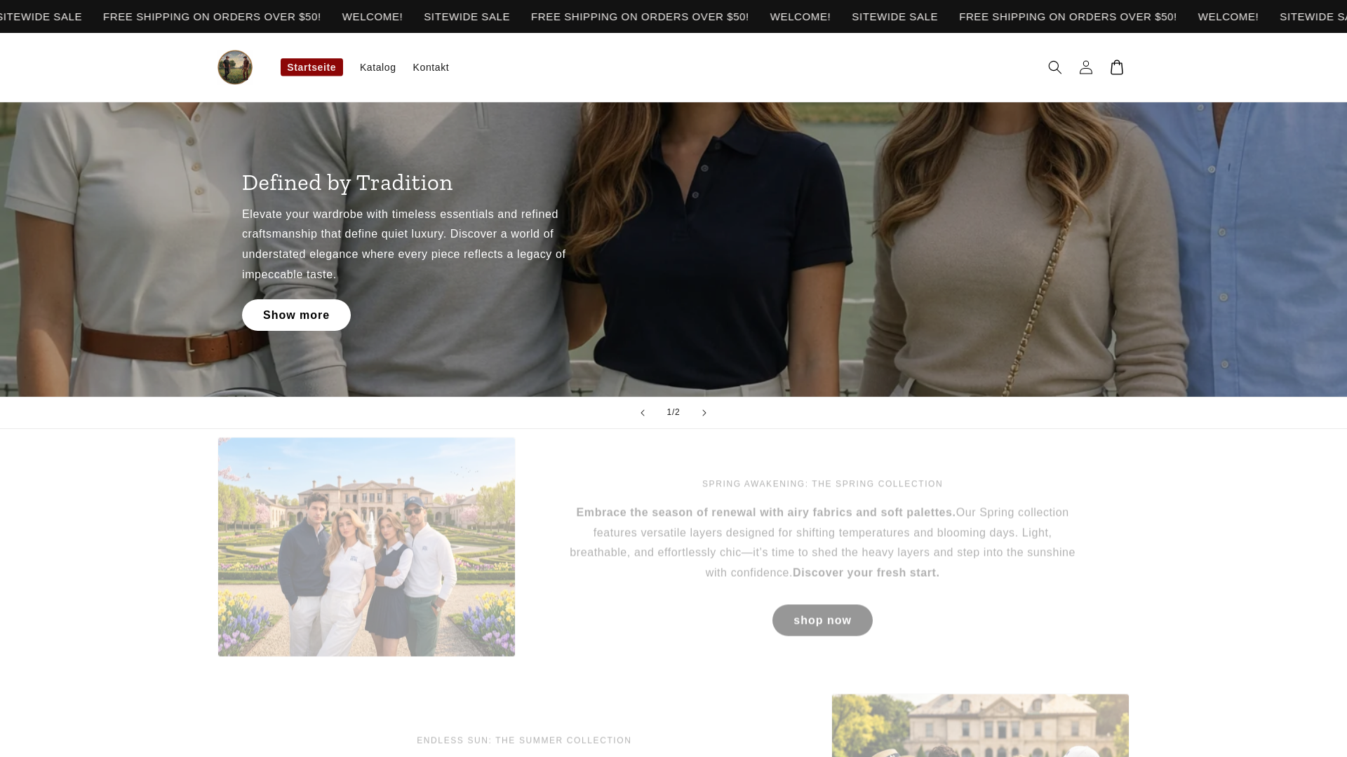 website screenshot of https://royalheritageatelier.com
