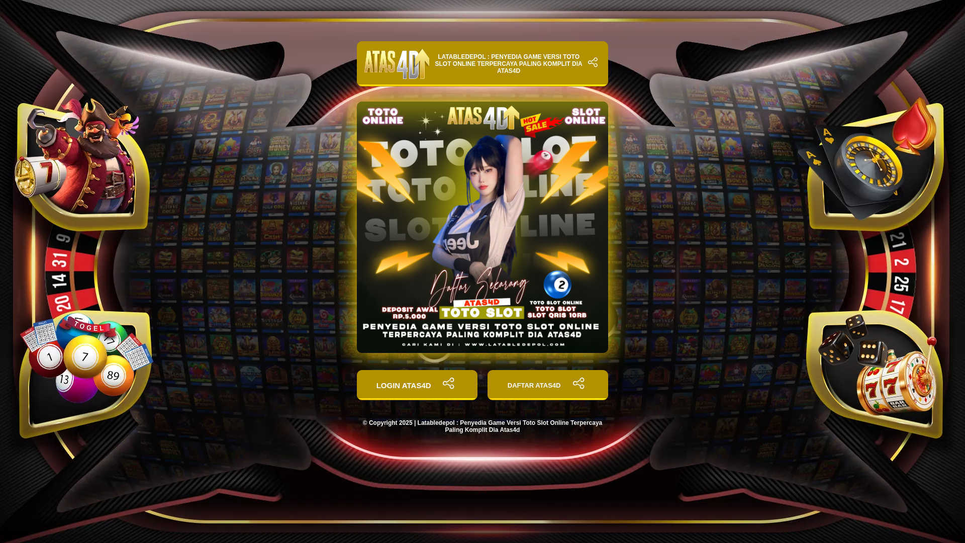 website screenshot of https://atas4d-jackpotbesar.pages.dev/