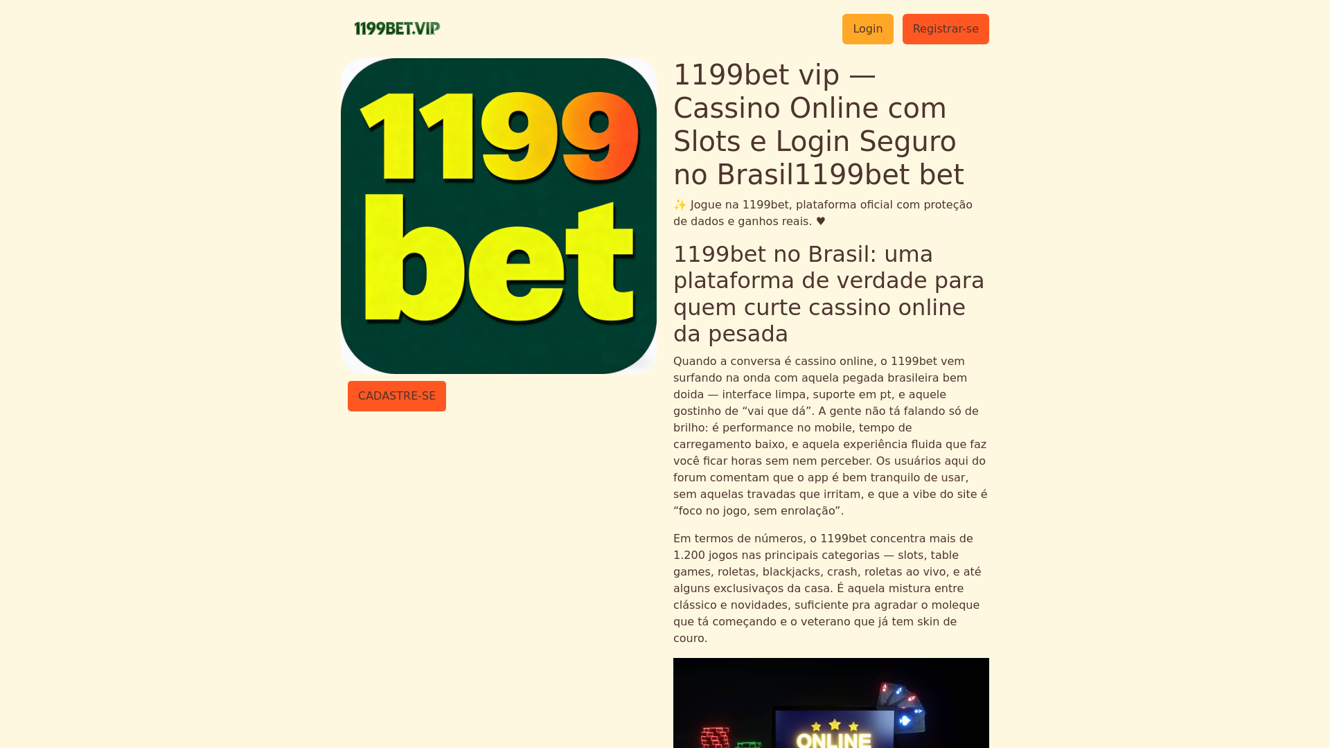 website screenshot of https://1199betvip.com