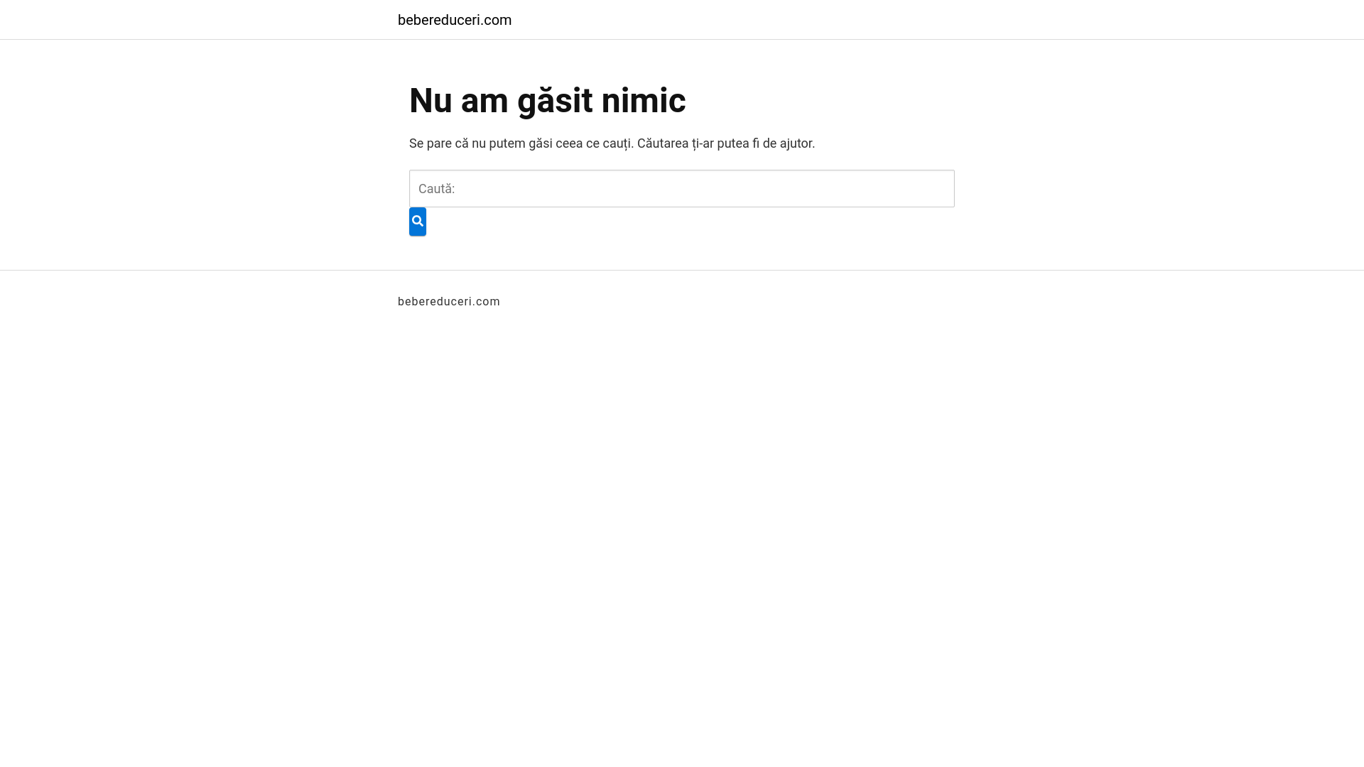 website screenshot of https://bebereduceri.com/
