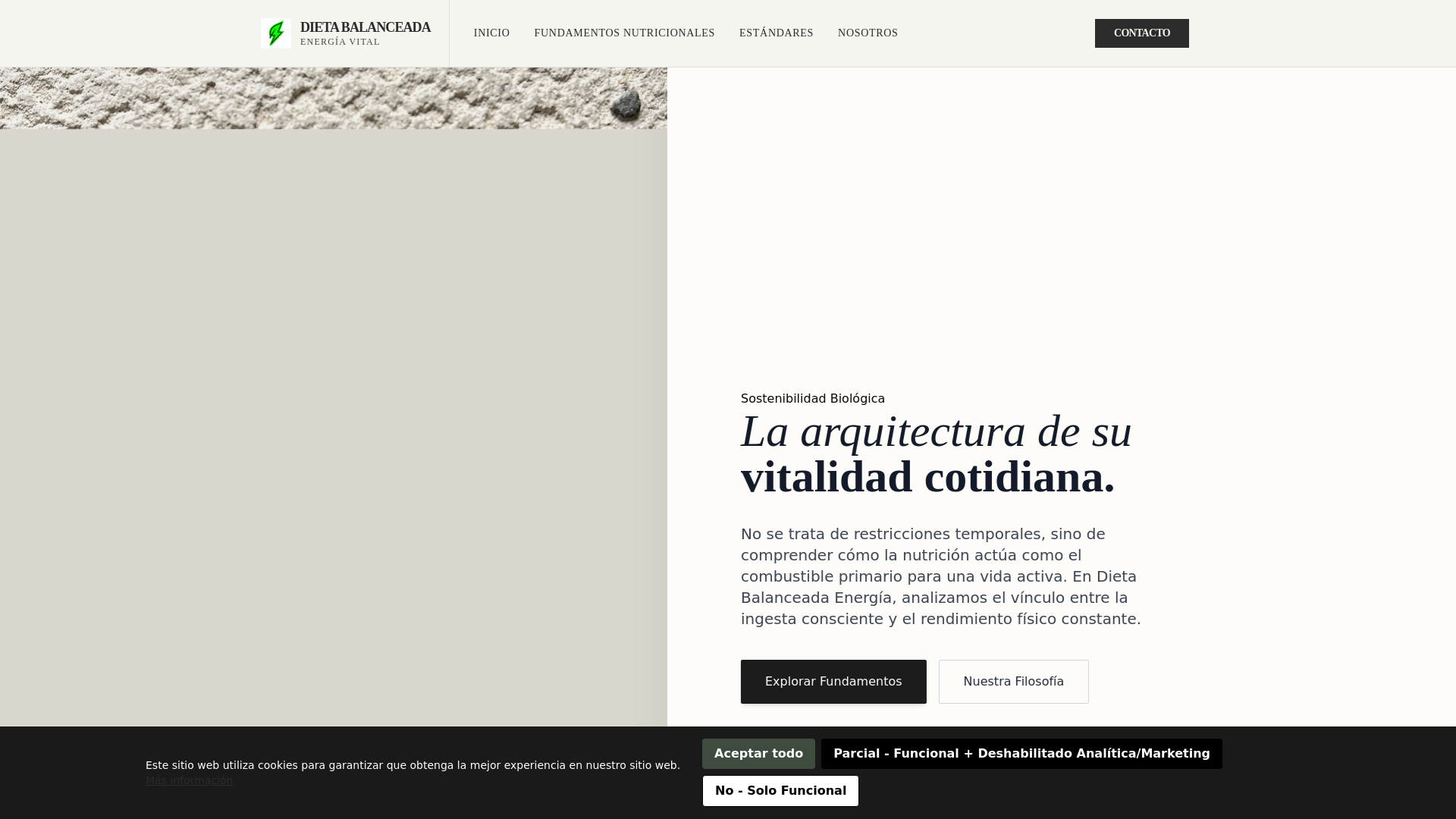 website screenshot of https://dietabalanceadaenergac.info/