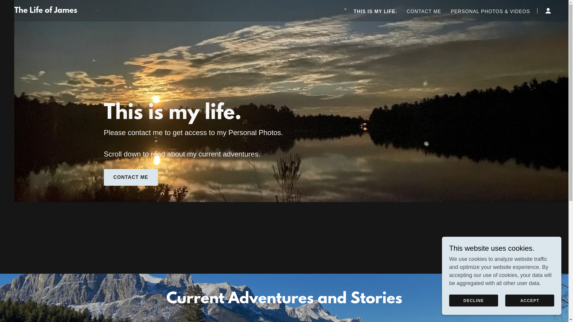 website screenshot of https://jamescockfield.net/