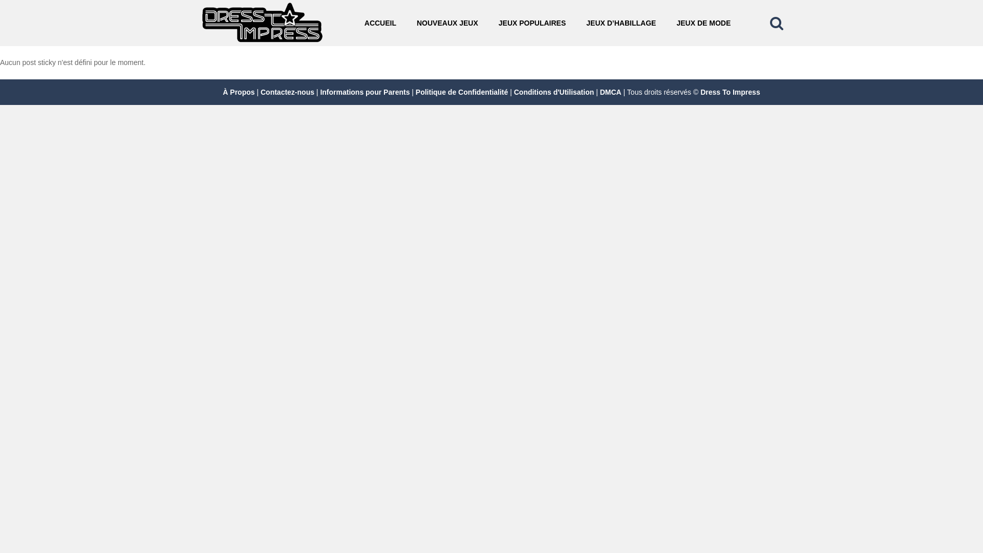 website screenshot of https://dresstoimpress.fr