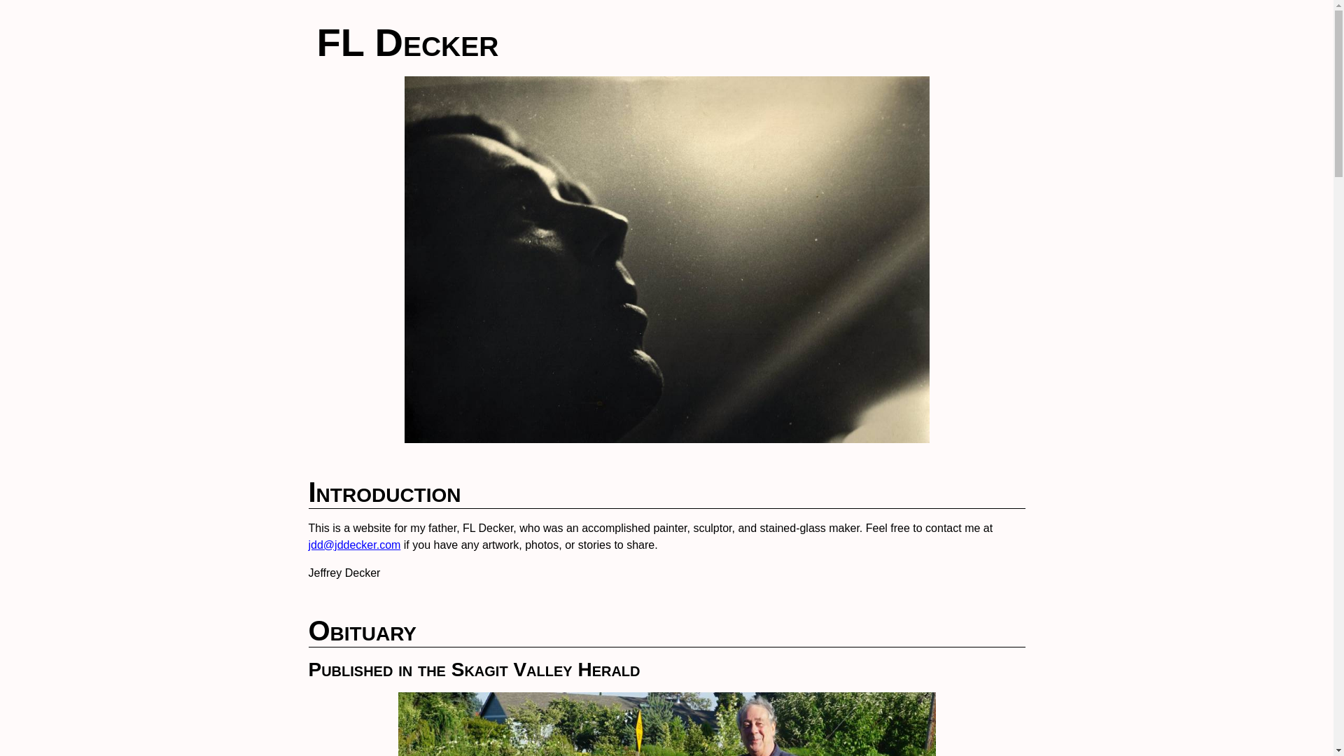 website screenshot of https://fldecker.pages.dev/