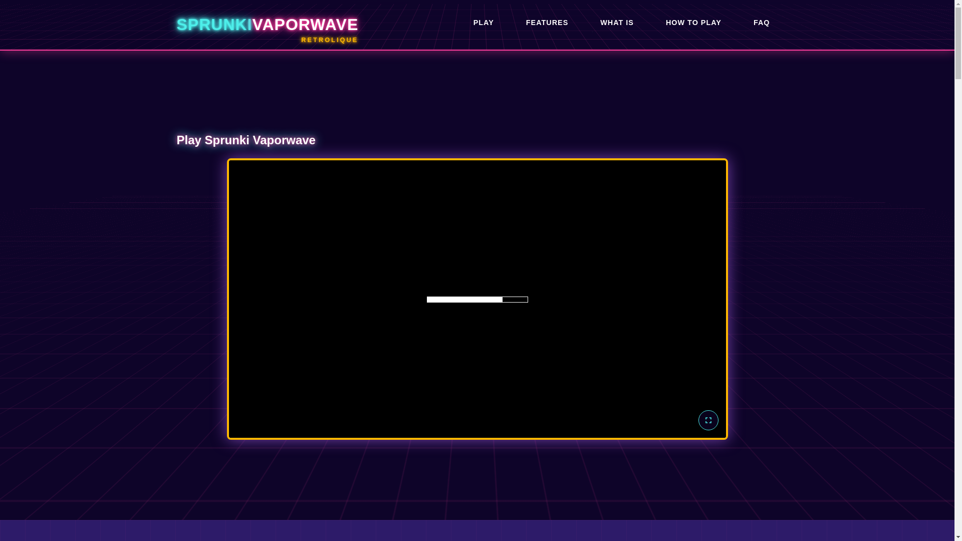 website screenshot of https://sprunkivaporwave.xyz/