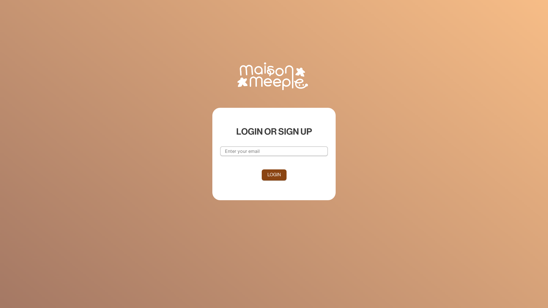 website screenshot of https://maisonmeeple.com/