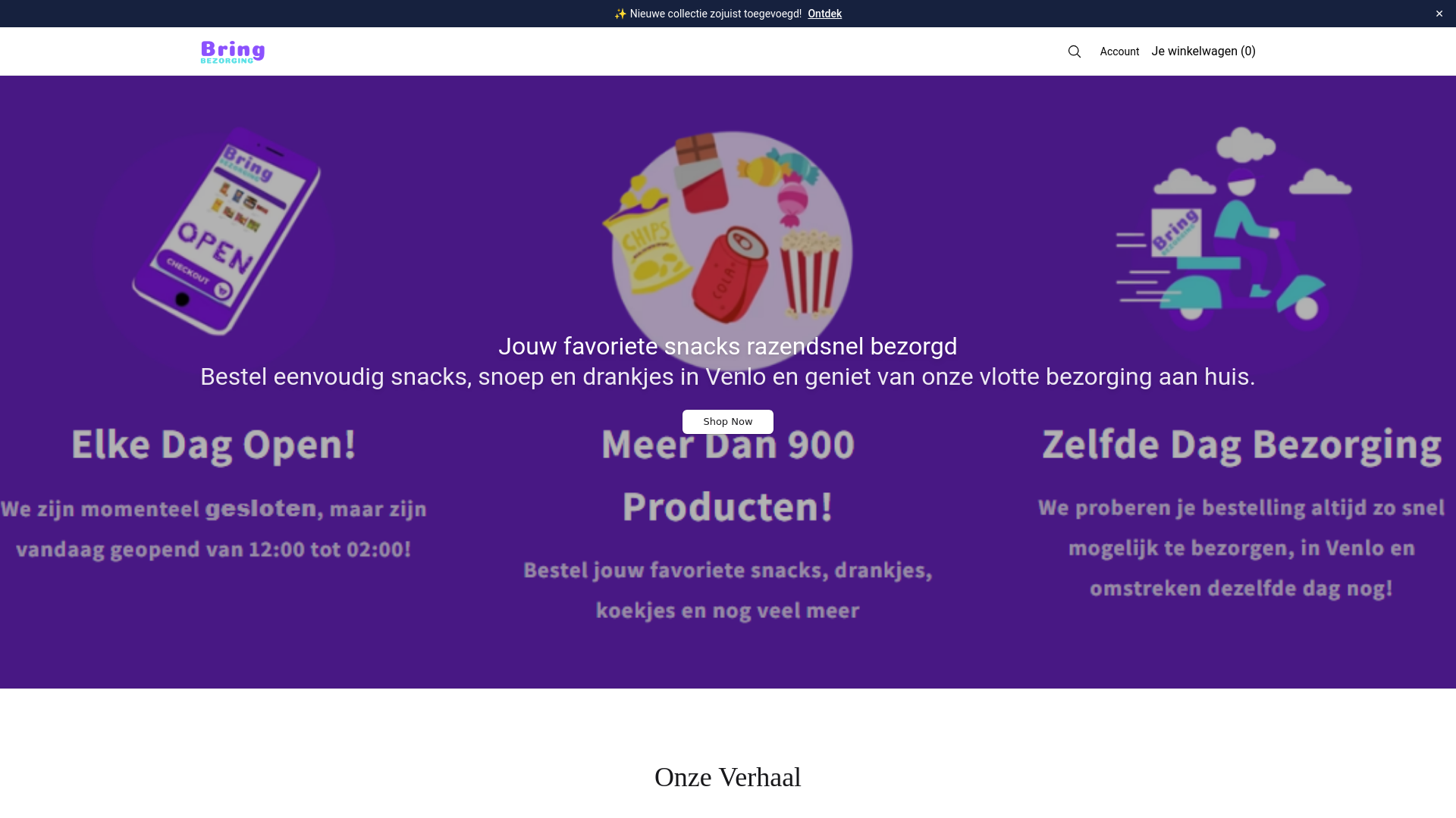 website screenshot of https://getbringbezorging.shop