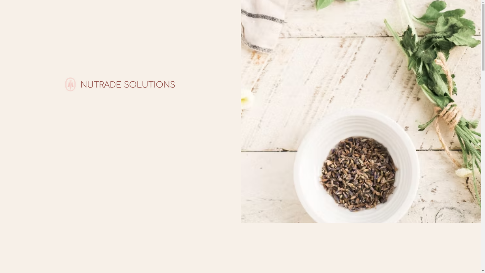 website screenshot of https://nutradesolutions.com/