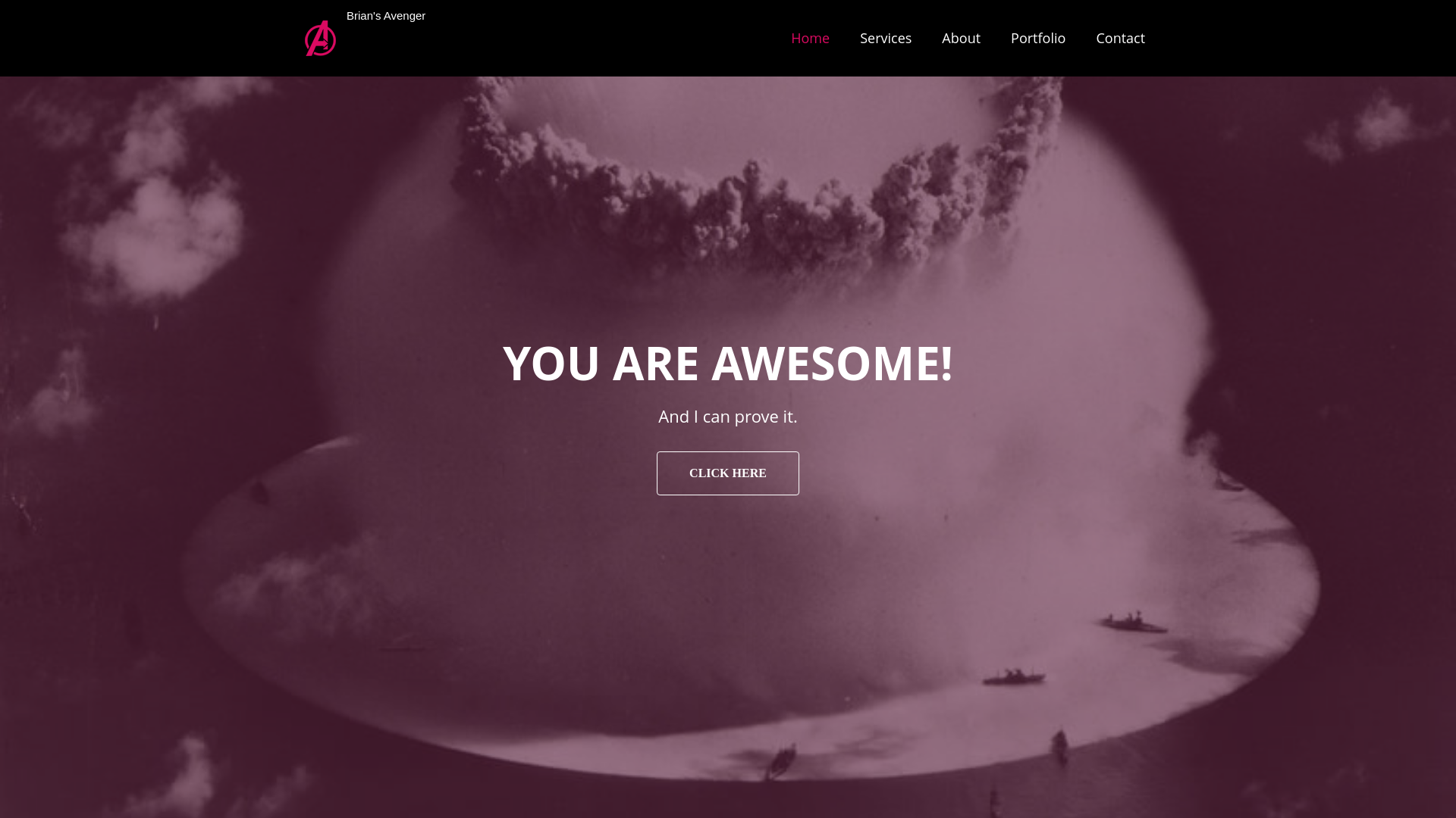 website screenshot of https://avenger.pages.dev/