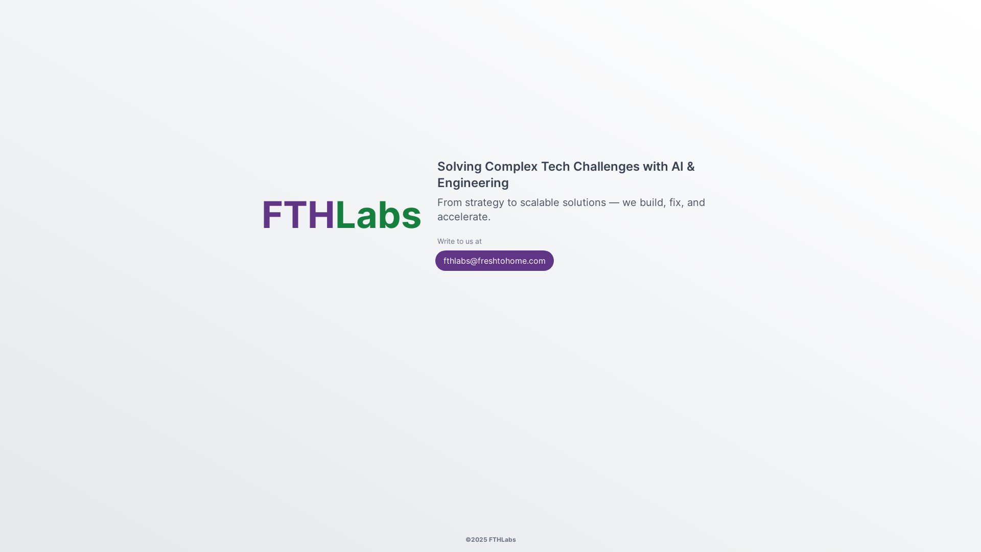 website screenshot of https://fthlabs.pages.dev/