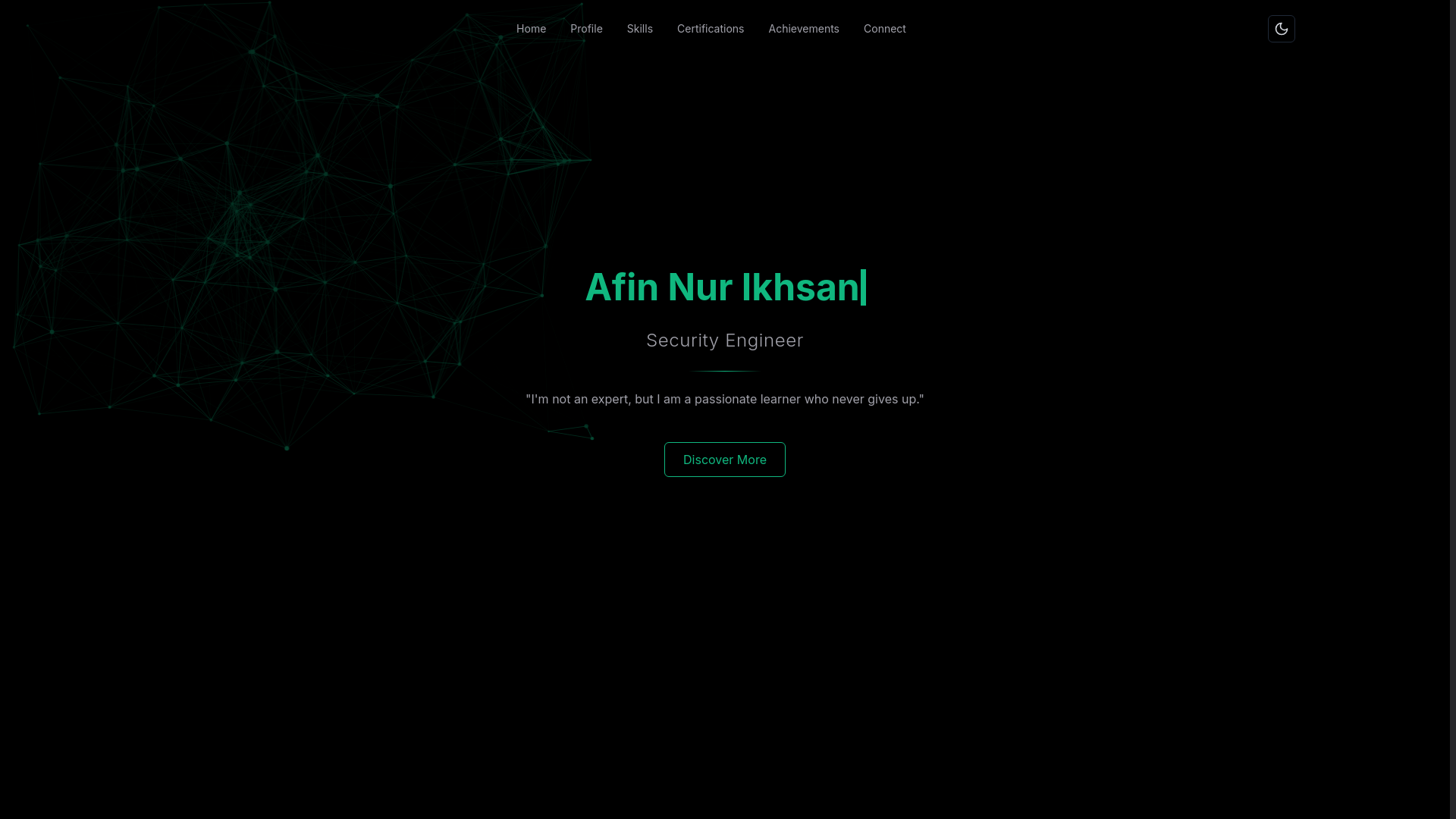 website screenshot of https://afin.pages.dev/