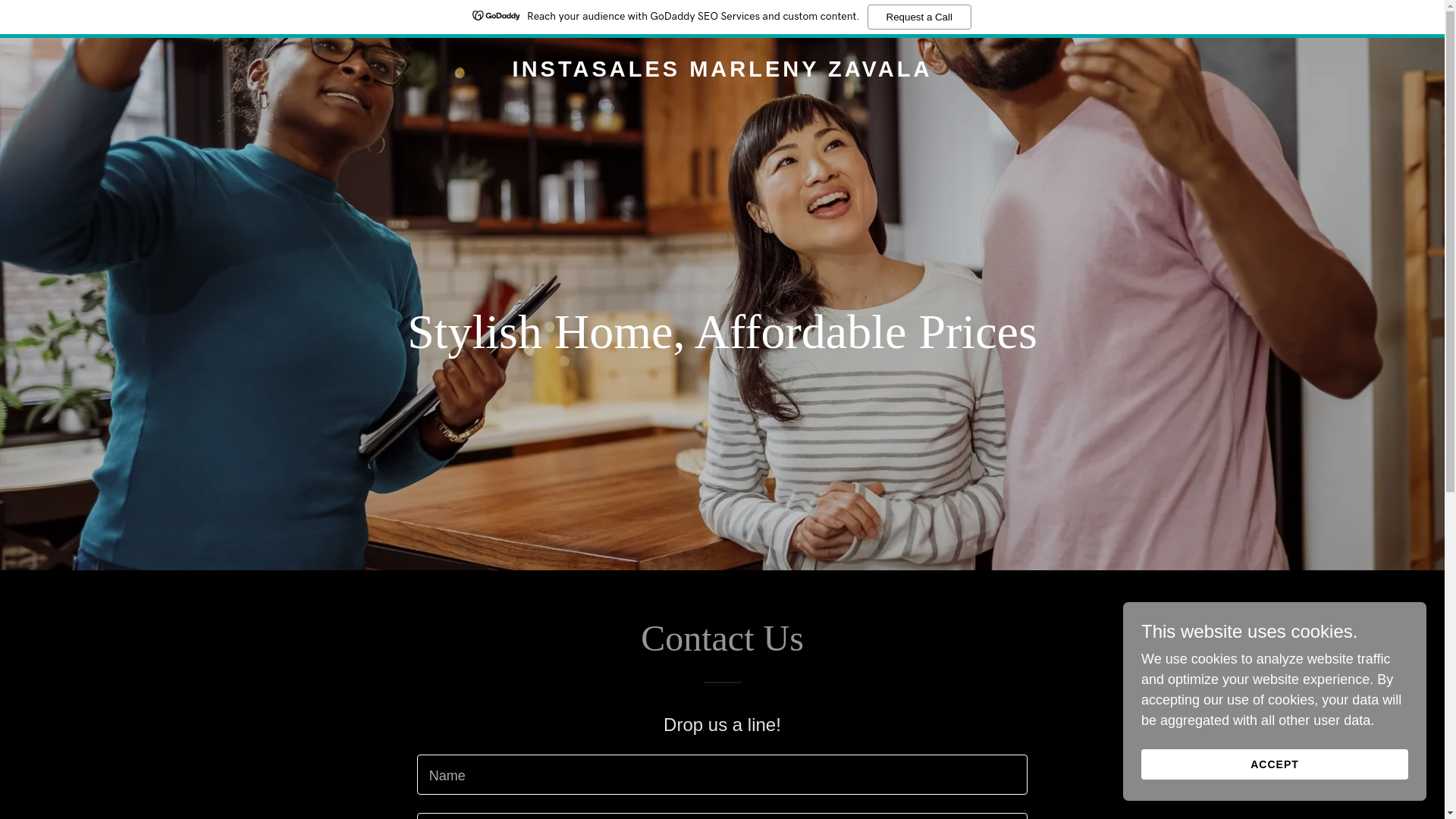website screenshot of https://instasalesmarlenyzavala.com/