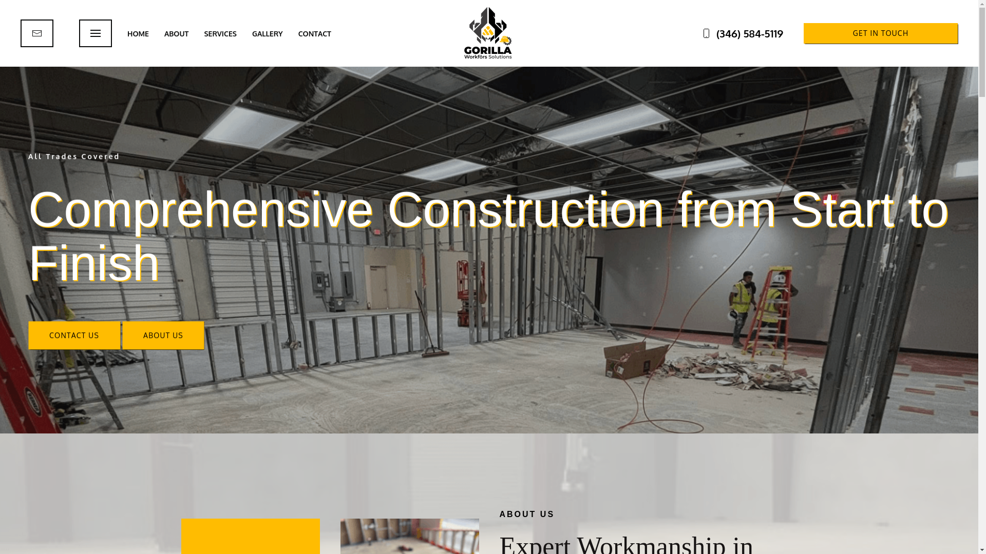 website screenshot of https://gorillaworkforcesolutions.com/