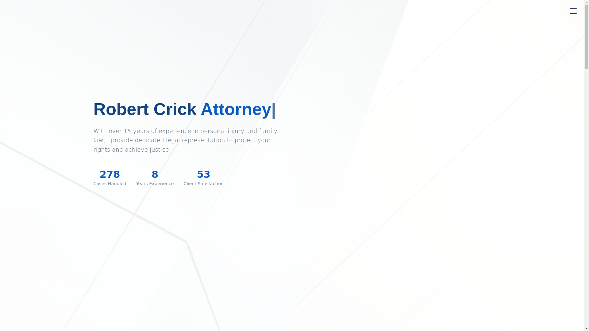 website screenshot of https://robertcricklaw.com/