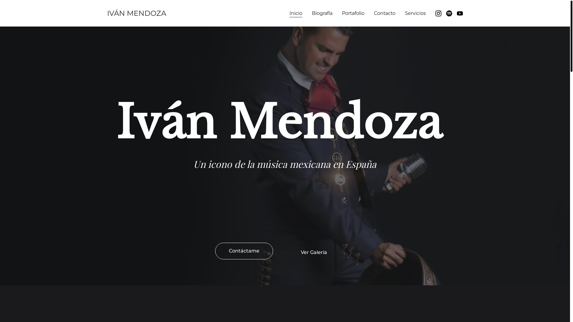 website screenshot of https://ivanmendoza.es/