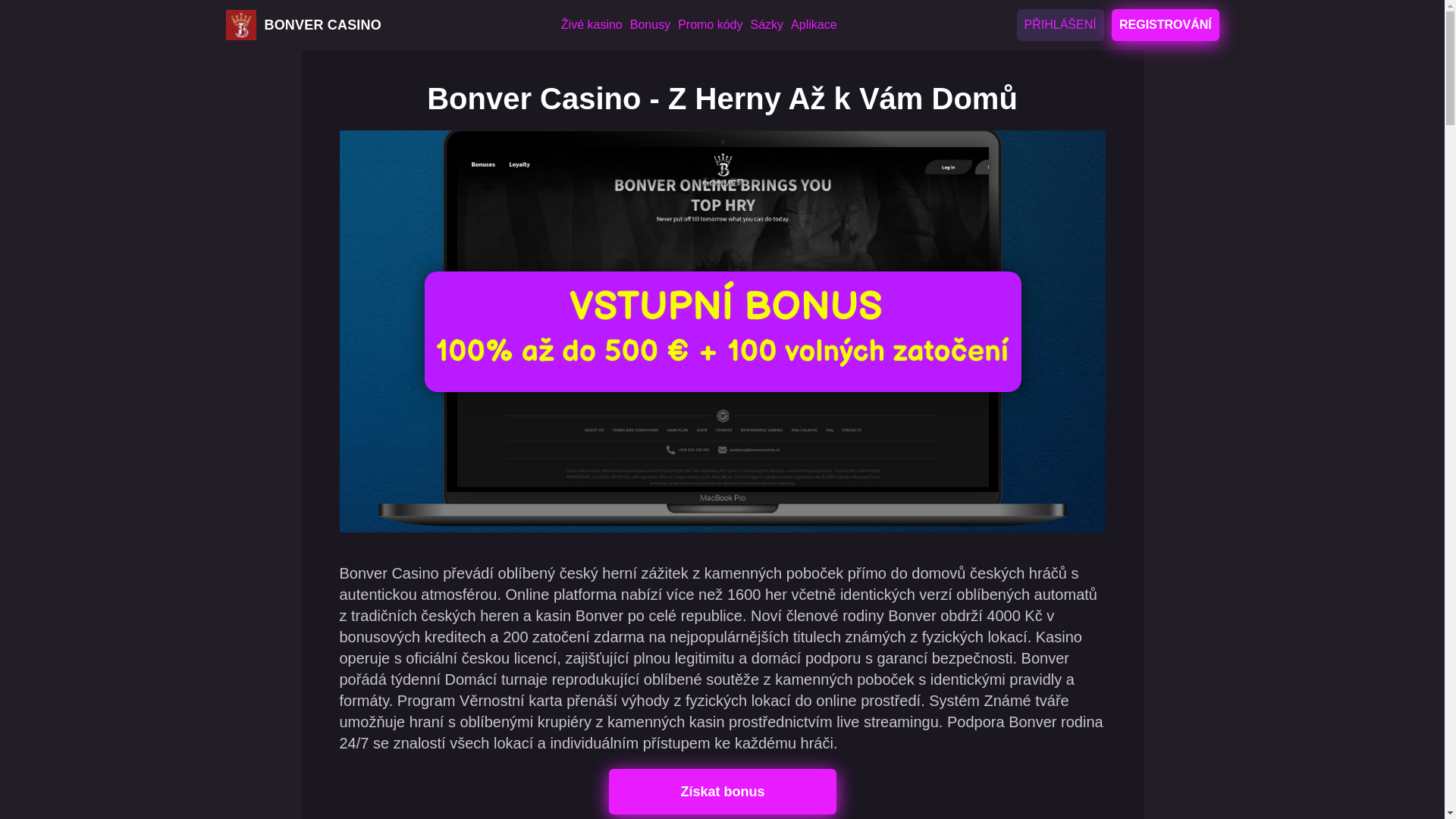website screenshot of https://bonvercasinohrat-cz.pages.dev/
