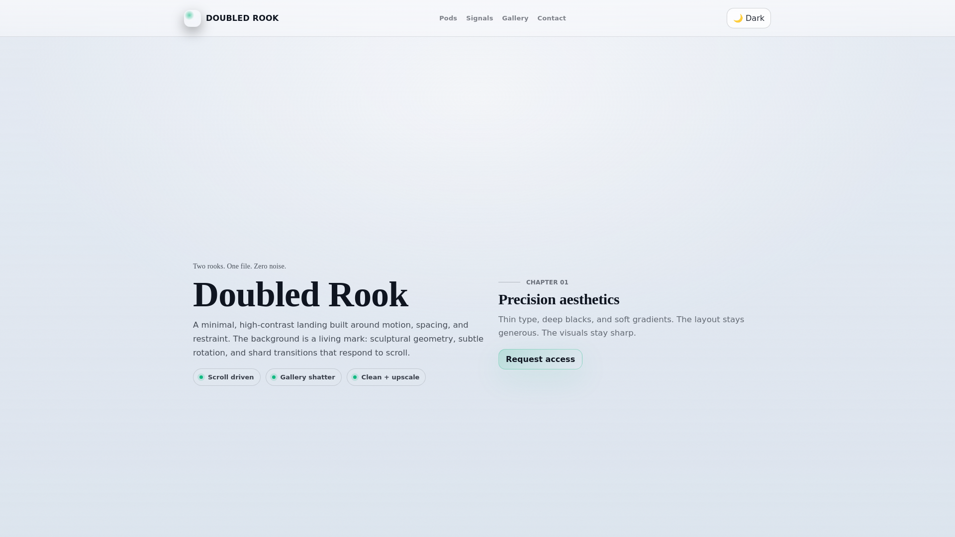 website screenshot of https://doubled-rook-website.pages.dev/