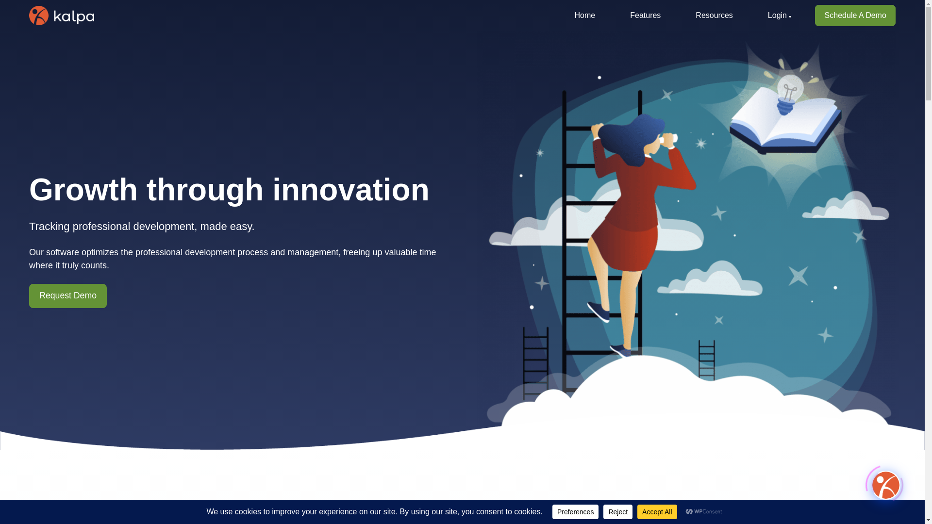 website screenshot of https://teamkalpa.co/