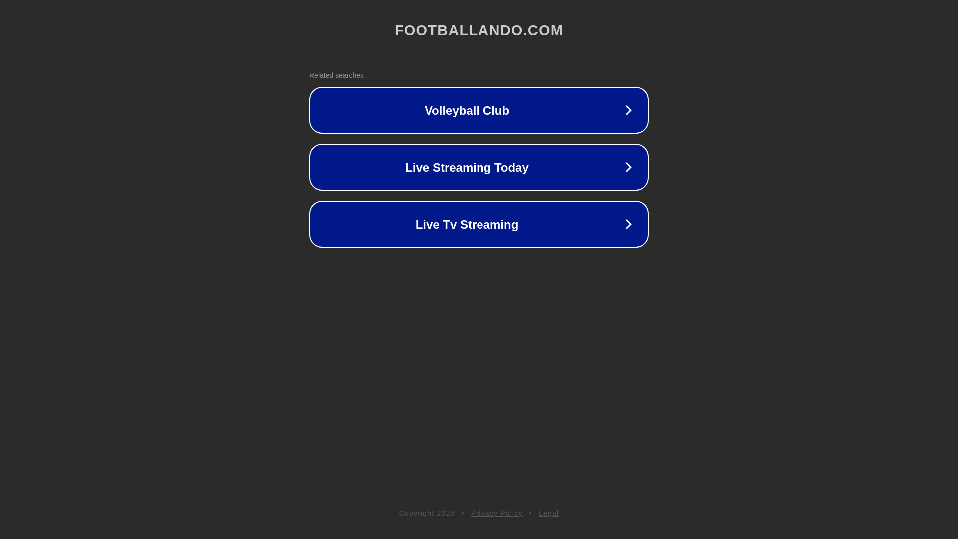 website screenshot of https://footballando.com/