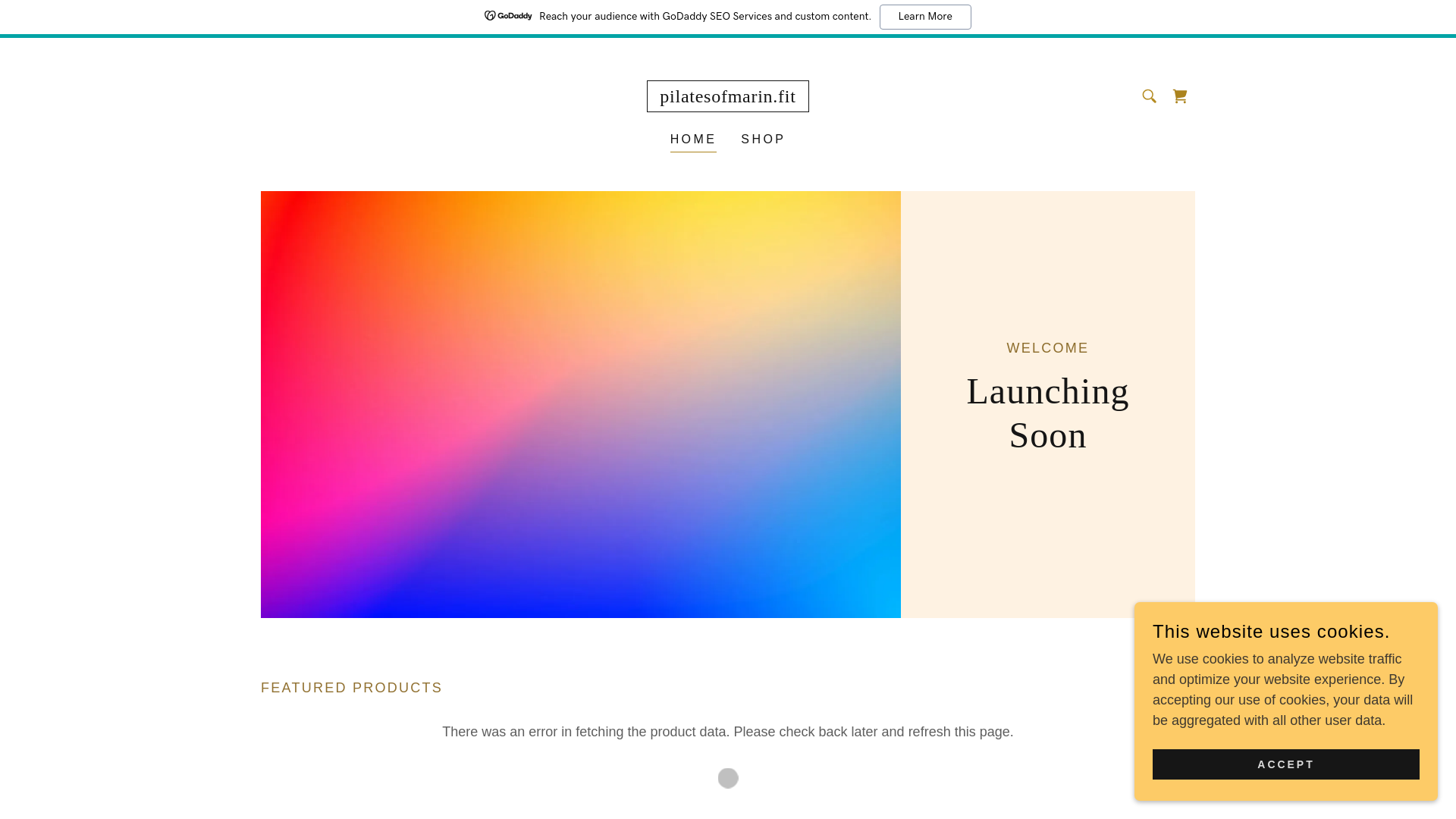 website screenshot of https://pilatesofmarin.fit/