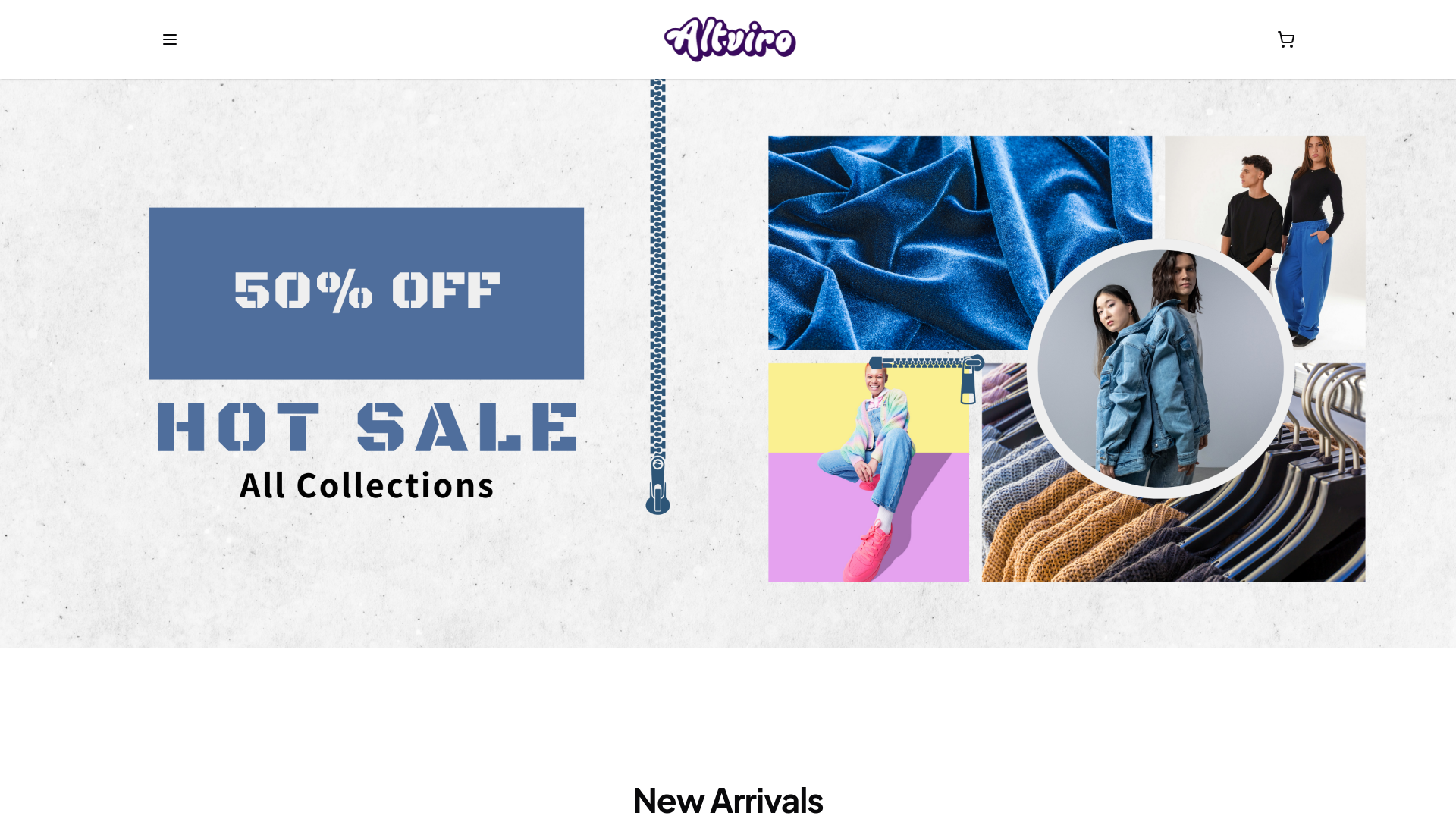 website screenshot of https://altviro.com/