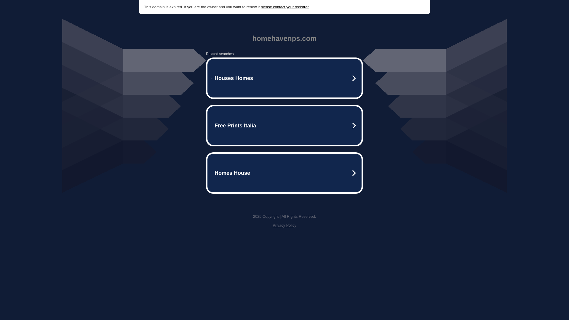 website screenshot of https://homehavenps.com/
