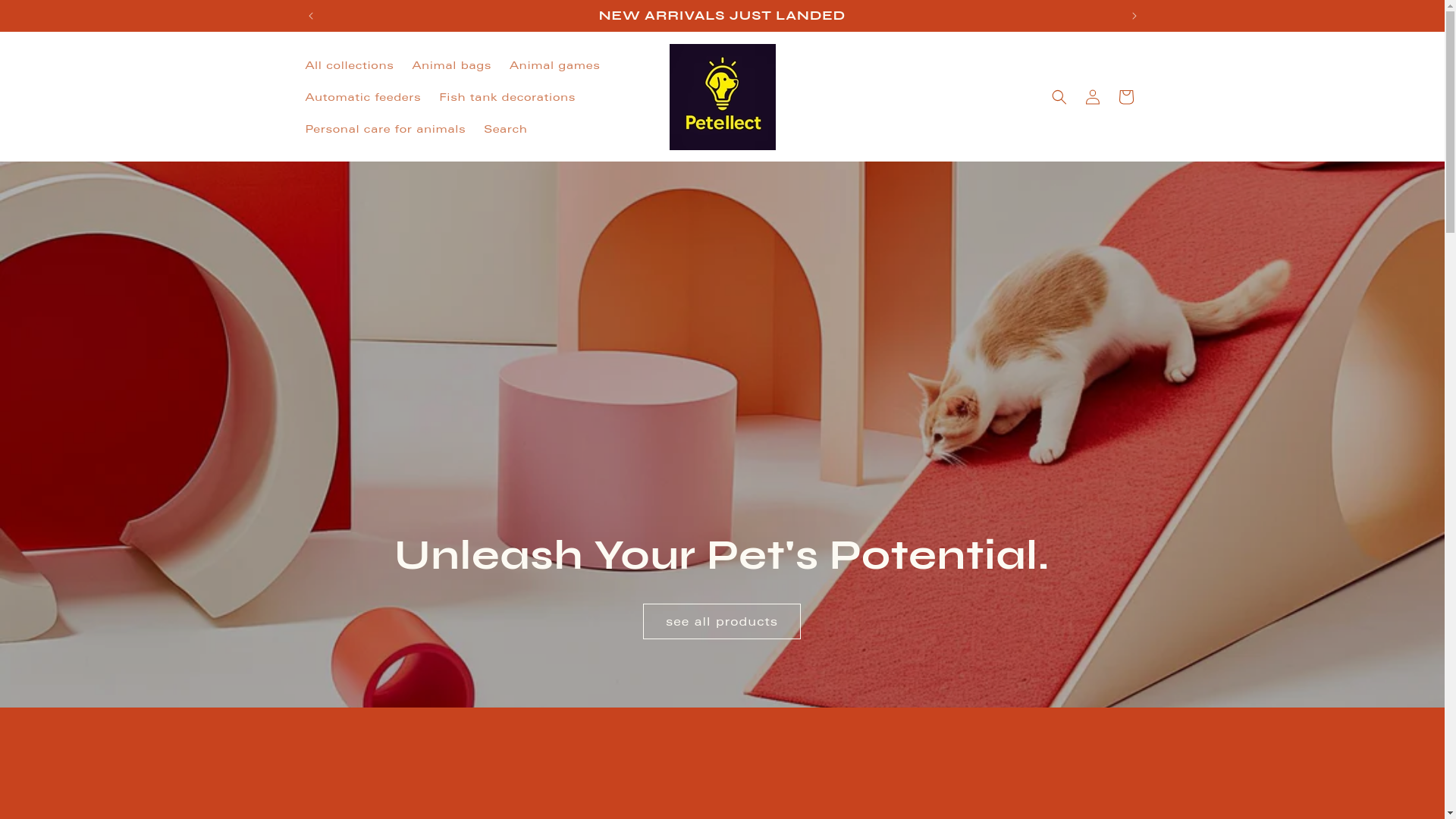 website screenshot of https://petellect.online/