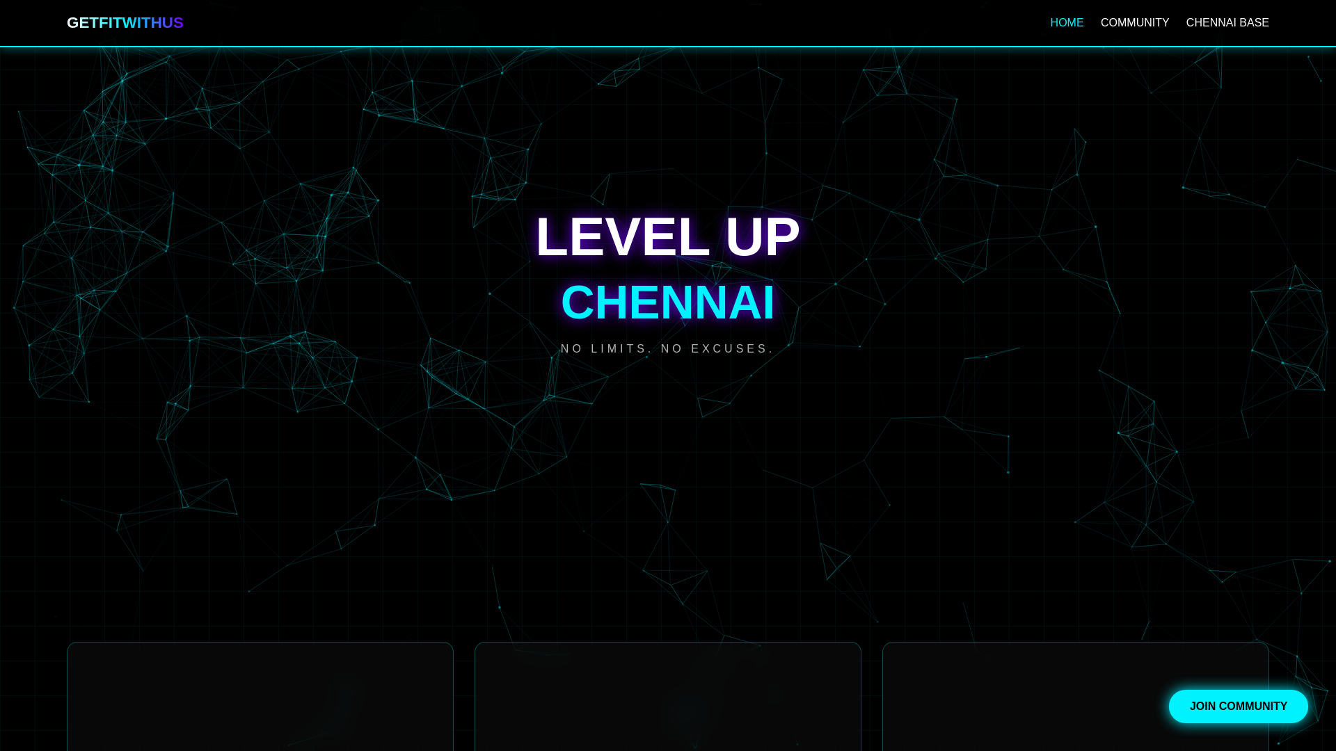 website screenshot of https://getfitwithus.online/