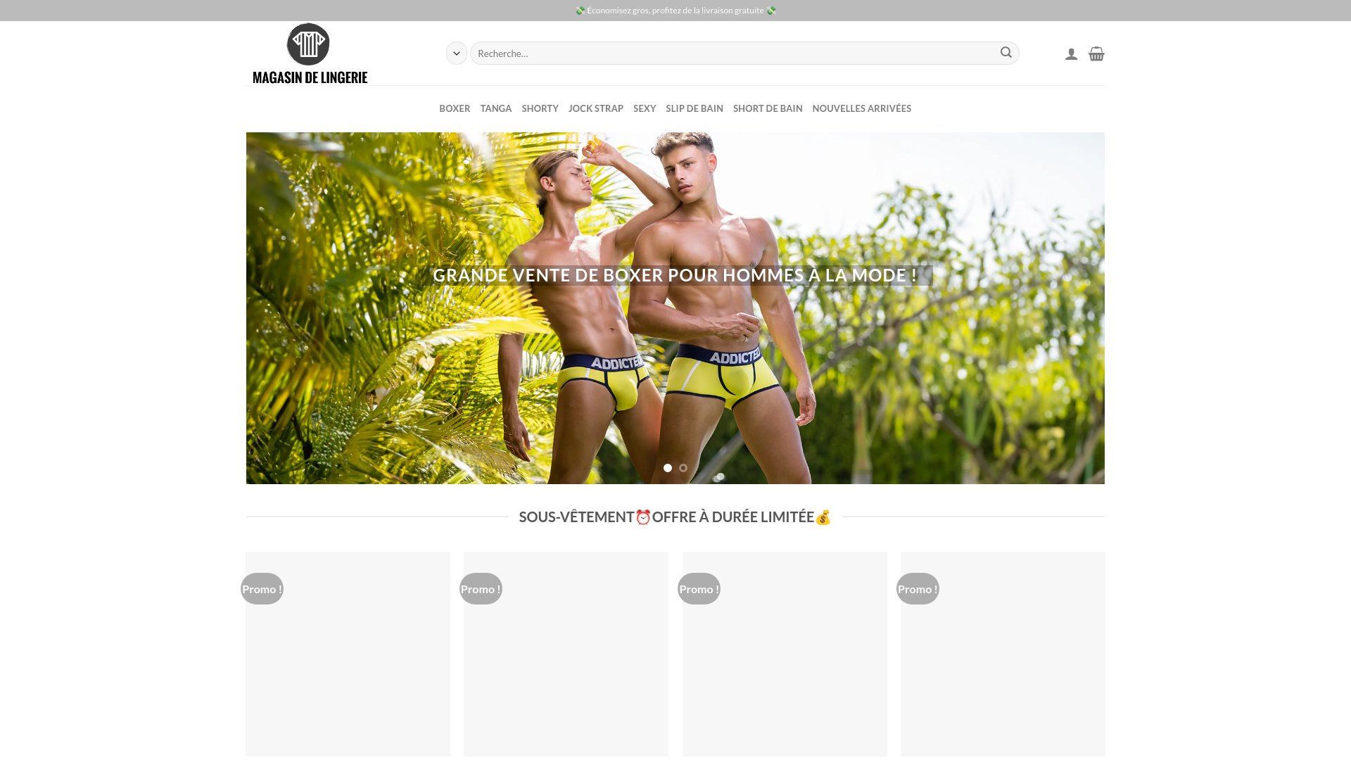 website screenshot of http://vetementstorefr.com/