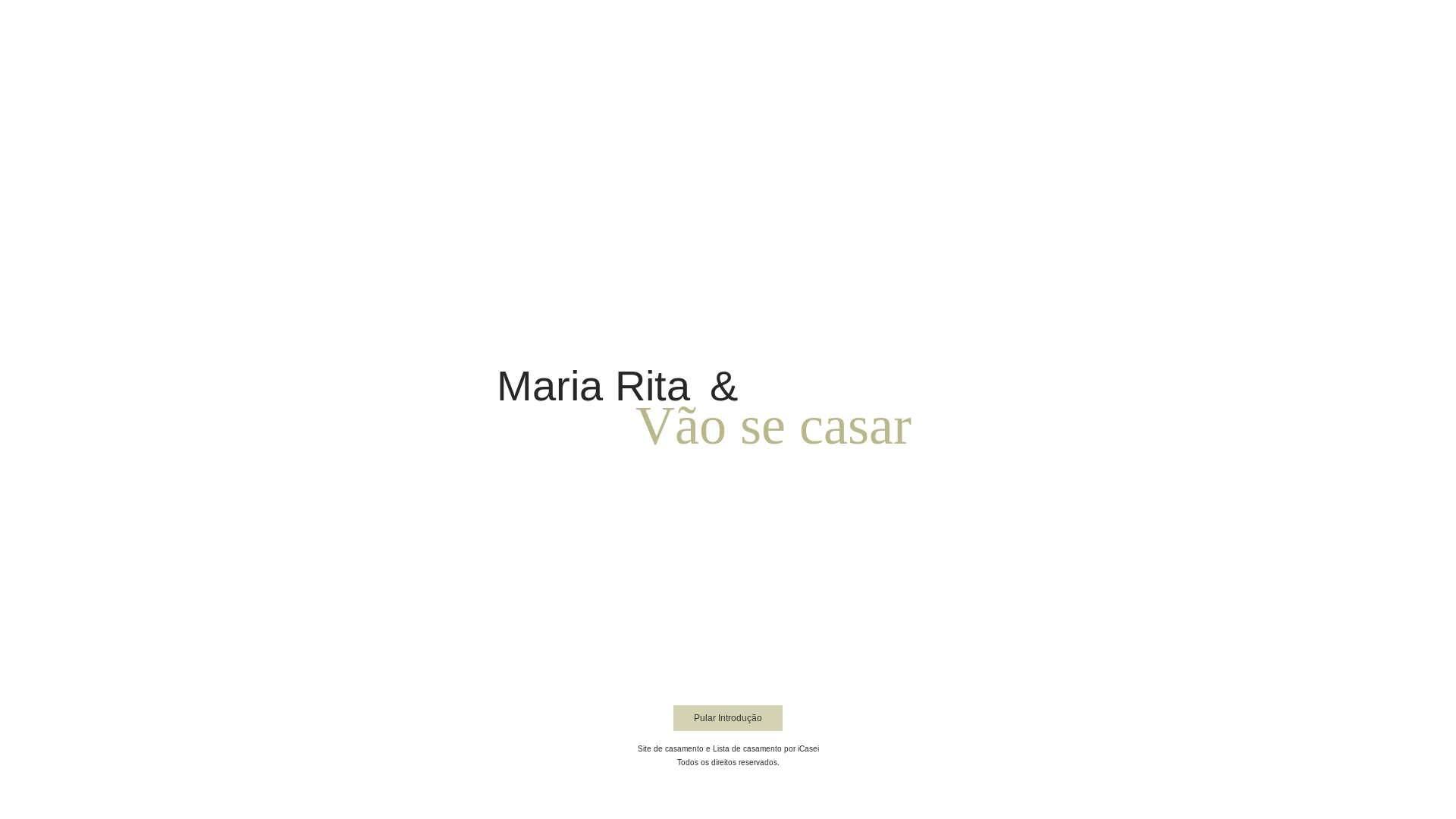 website screenshot of https://mariaritaecaiojr.com.br/