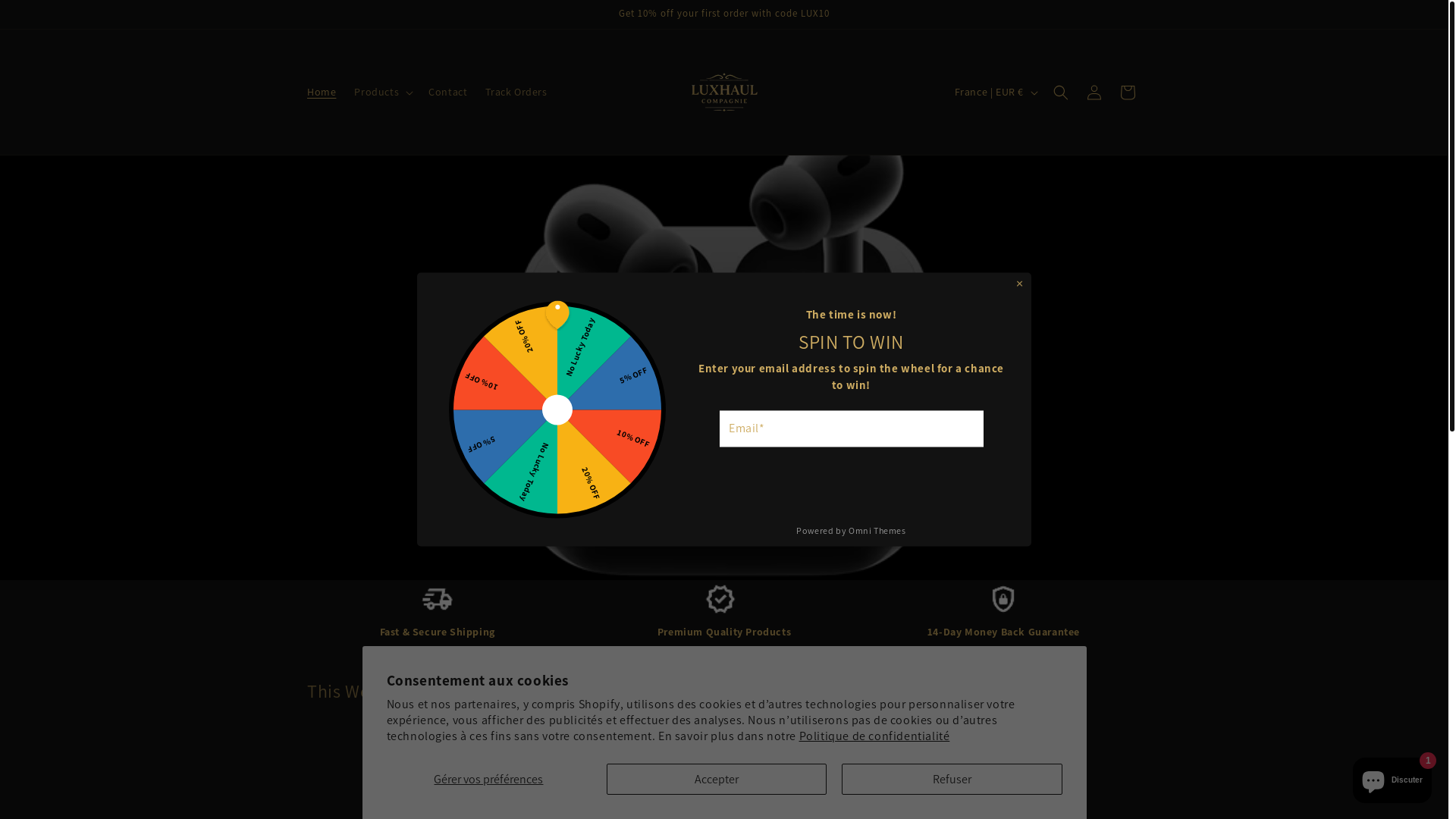 website screenshot of https://luxhaul.net/