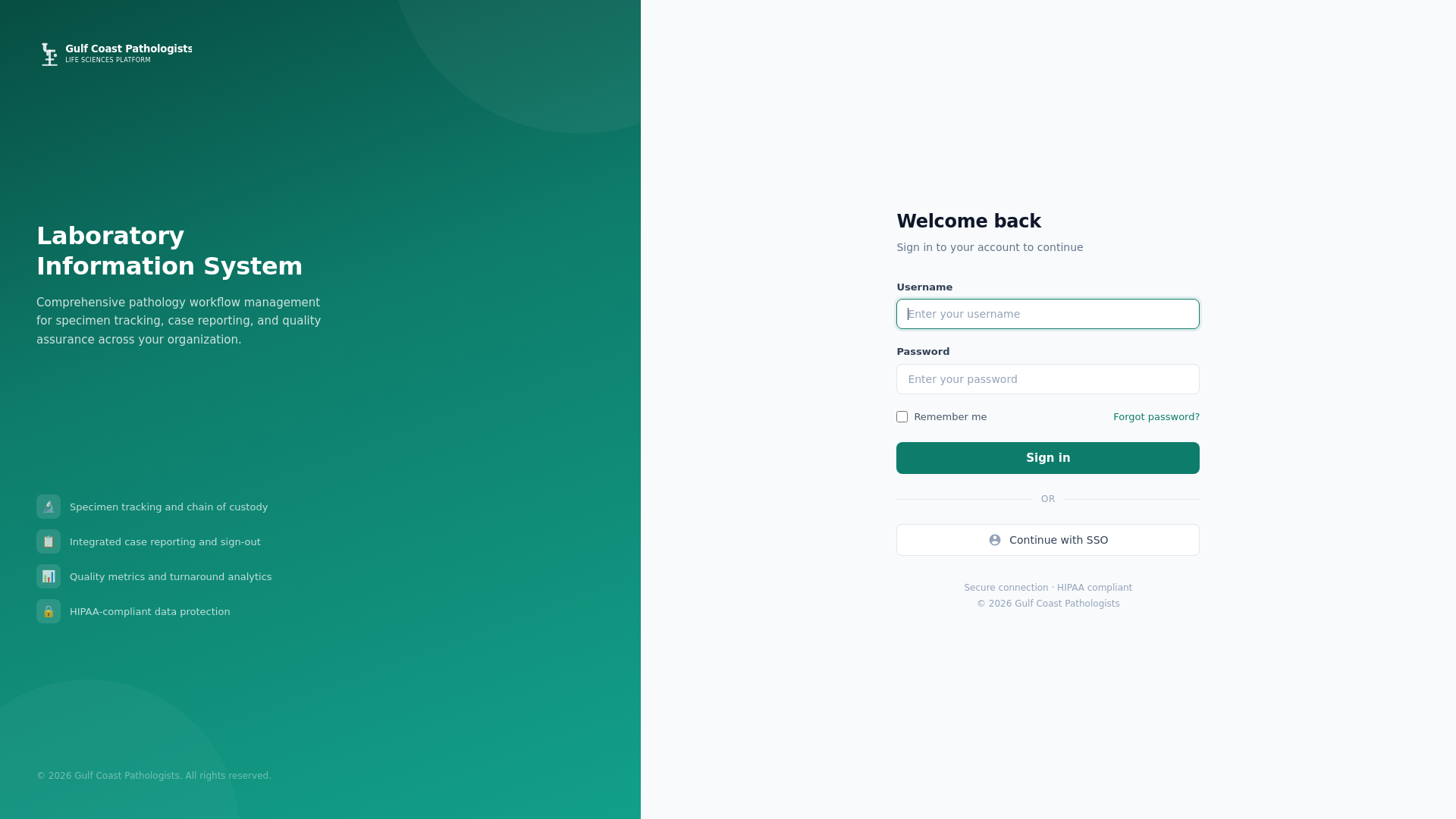 website screenshot of https://gulf-coast-pathologists.click/