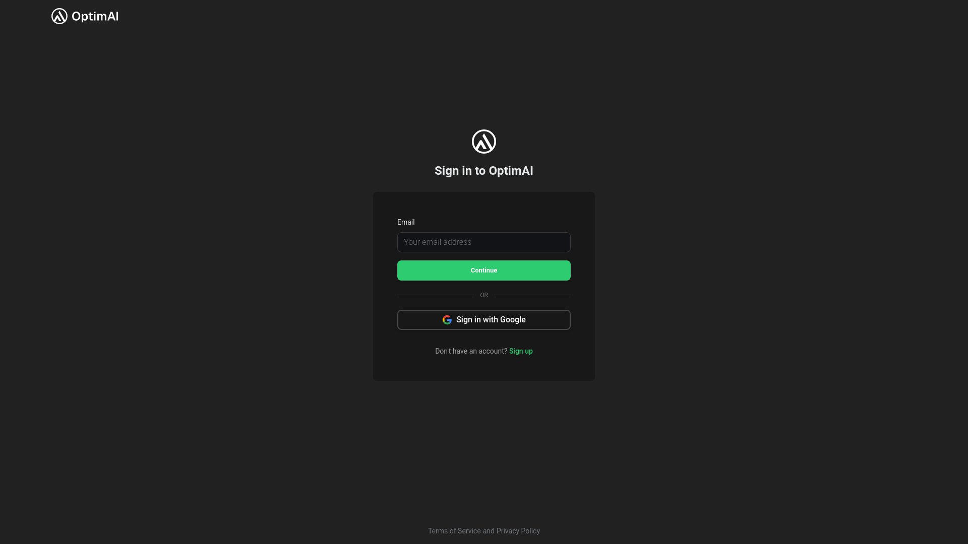 website screenshot of https://xagent-optimai-website-staging.pages.dev/