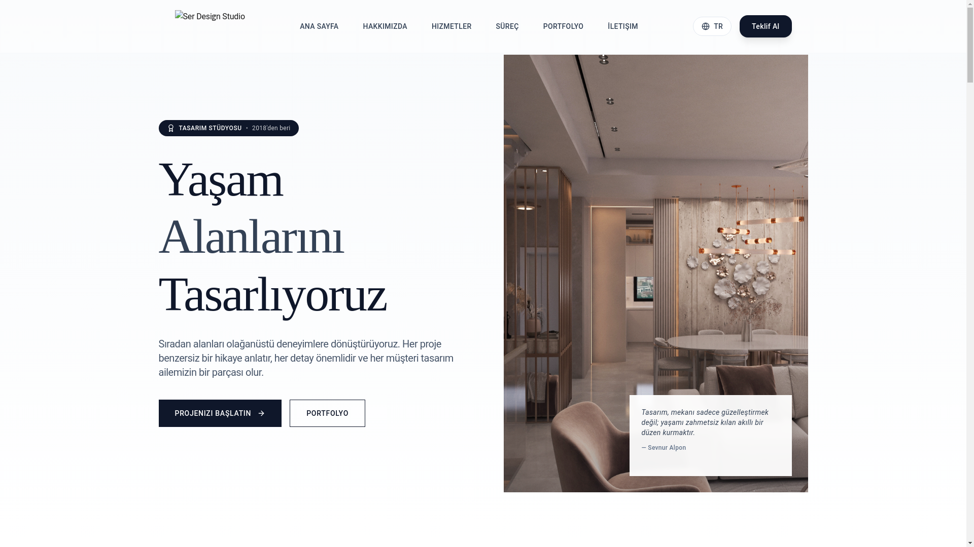 website screenshot of https://serdesignstudio-website.pages.dev/