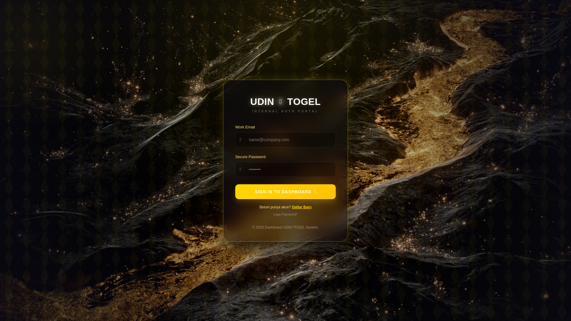 website screenshot of https://dashboardudintogel.com/