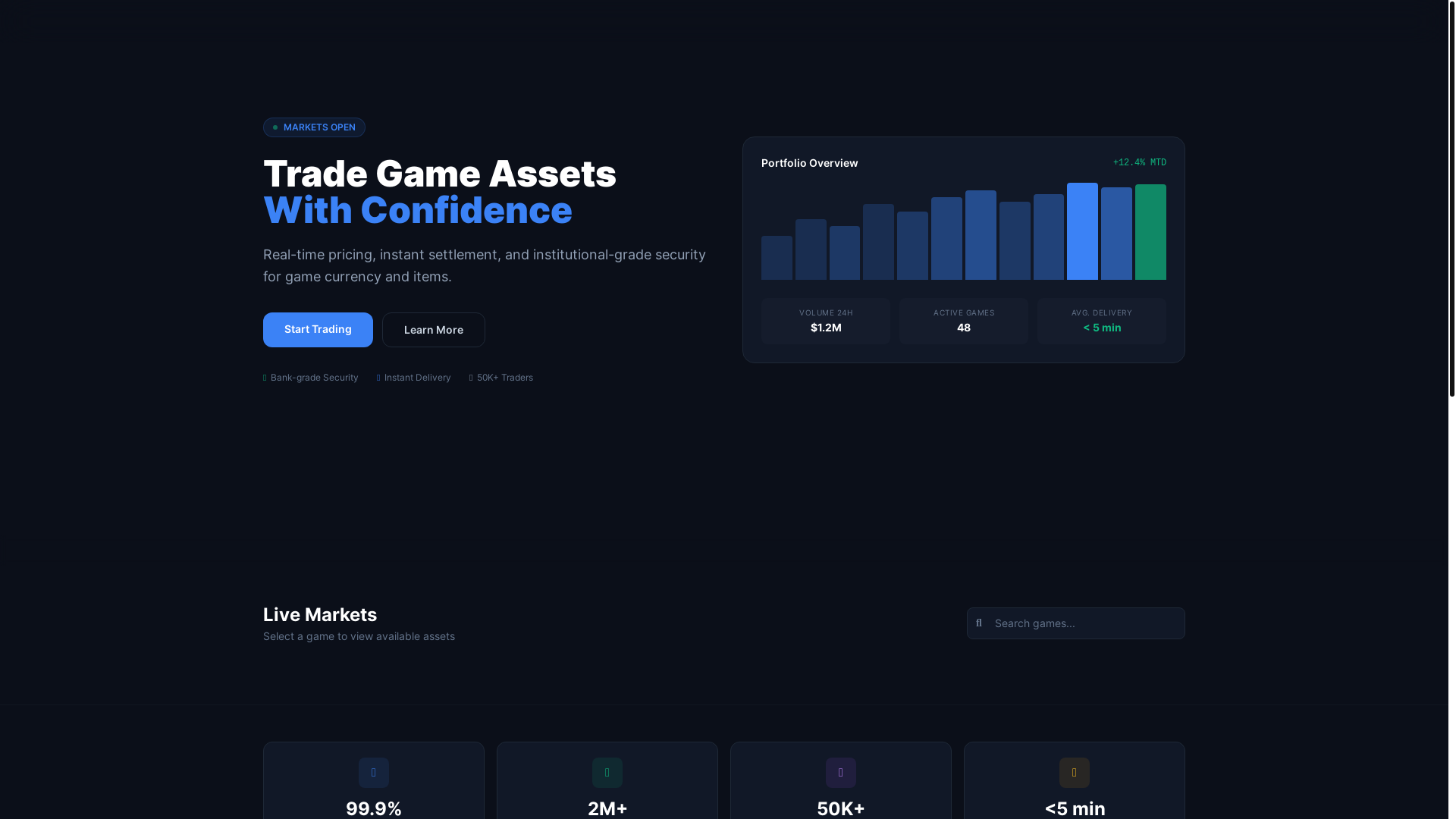 website screenshot of https://ez-gold-template.pages.dev/