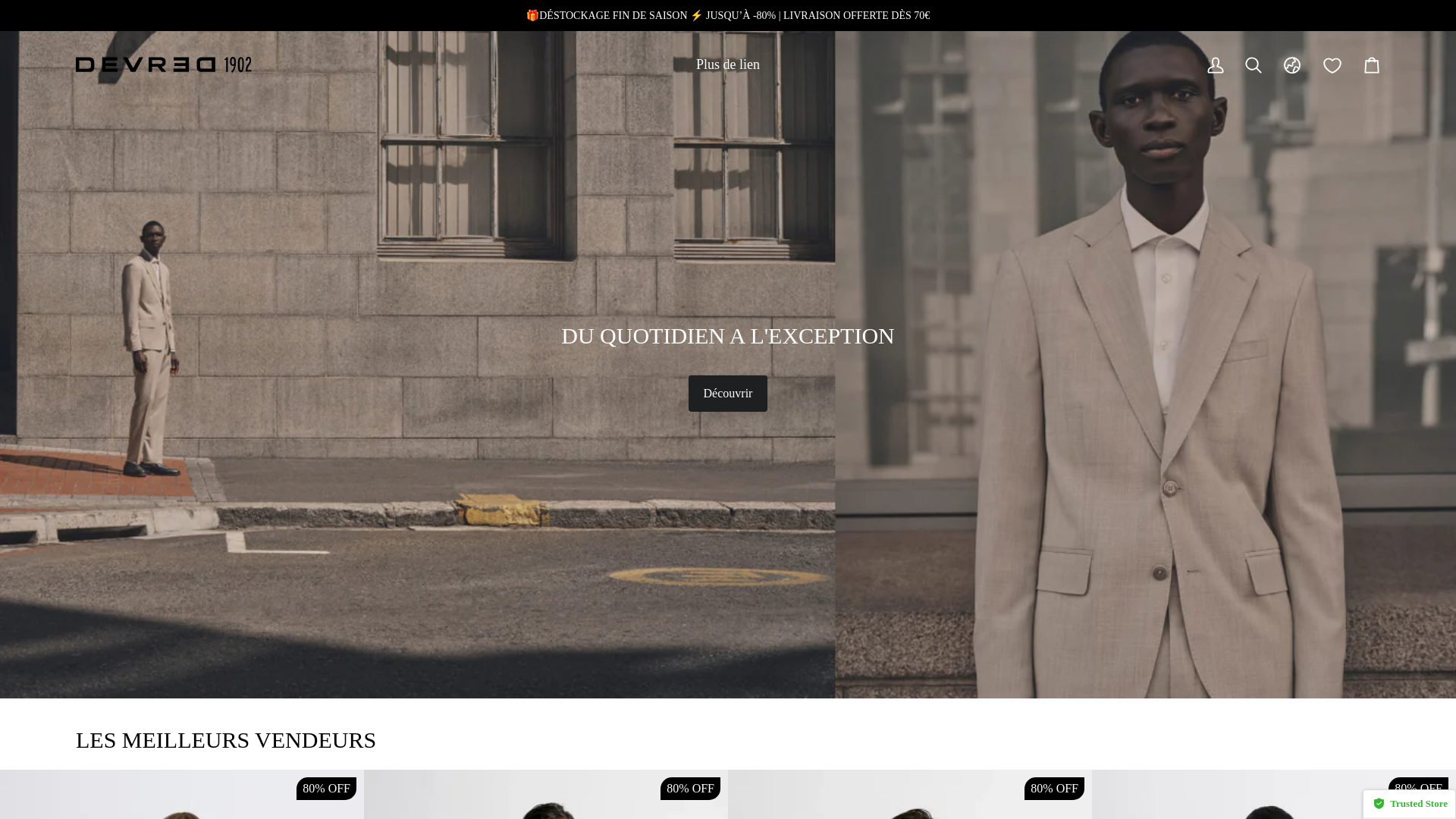 website screenshot of https://devred1902-sale.com/