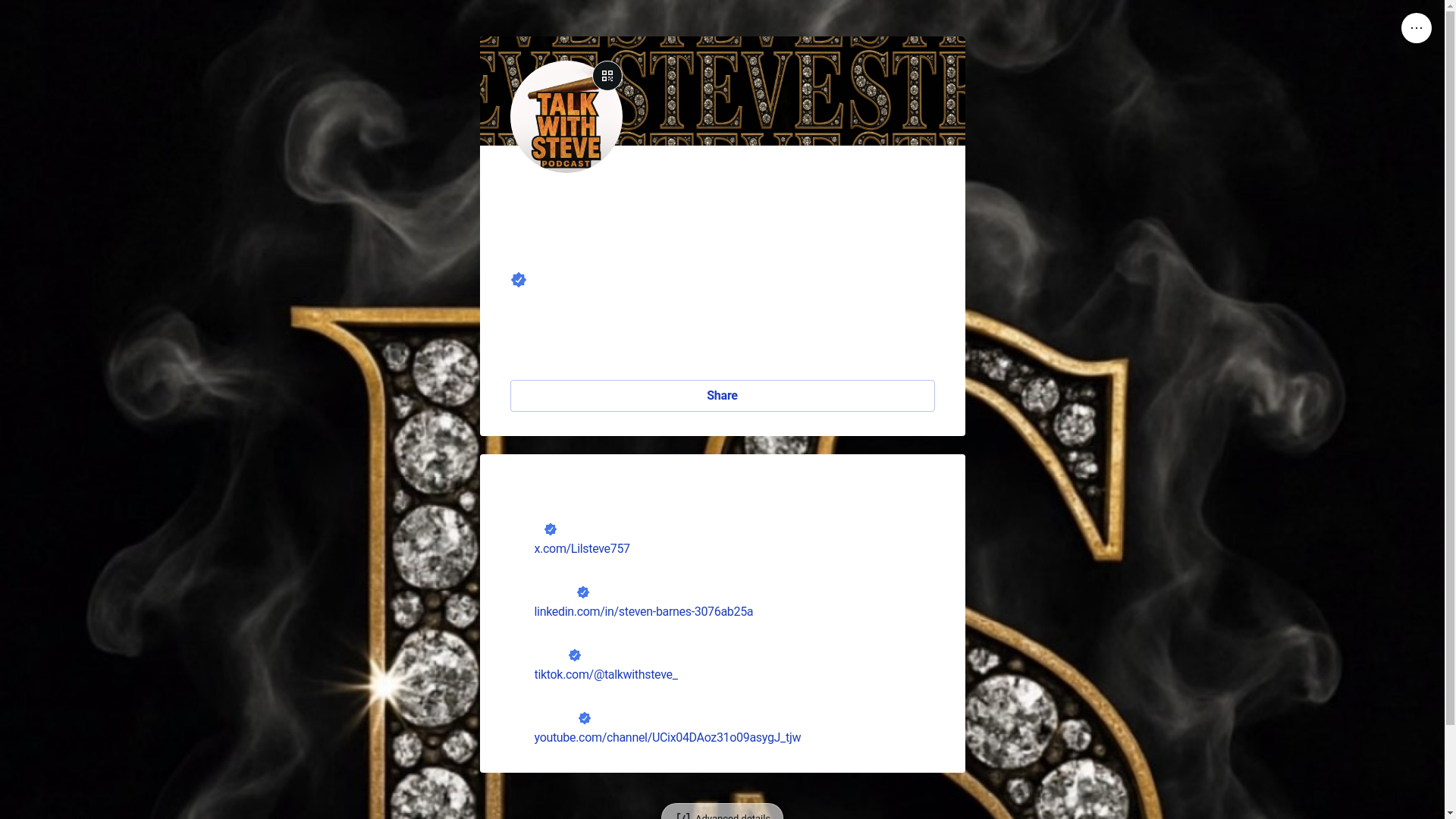 website screenshot of https://talkwithstevepodcast.link/