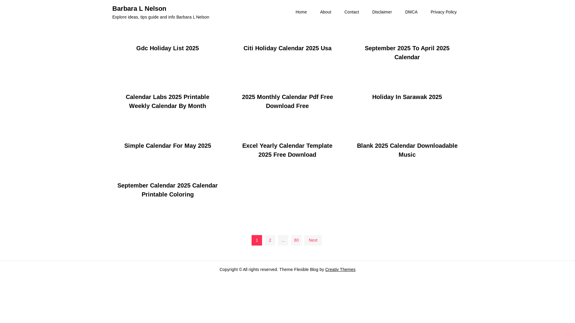 website screenshot of https://barbaralnelsonc.pages.dev/