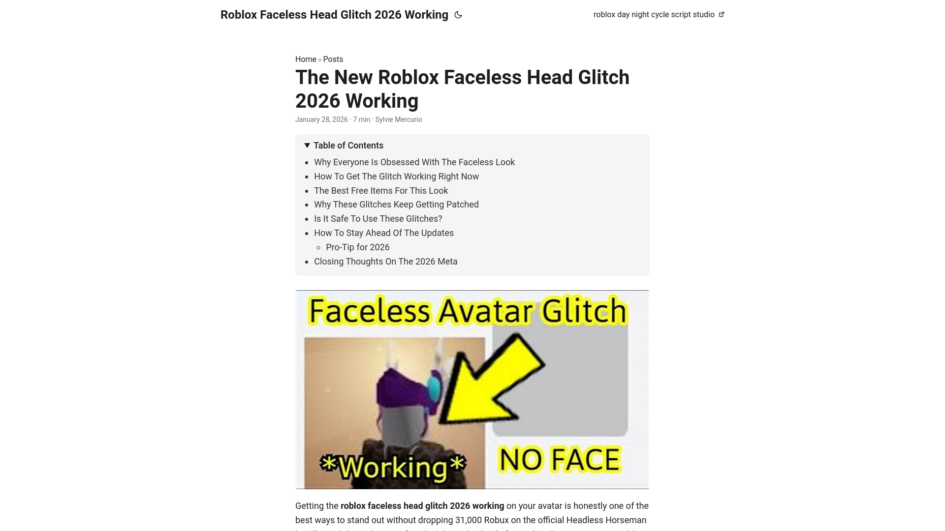 website screenshot of https://roblox-faceless-head-glitch-2026-working.pages.dev/