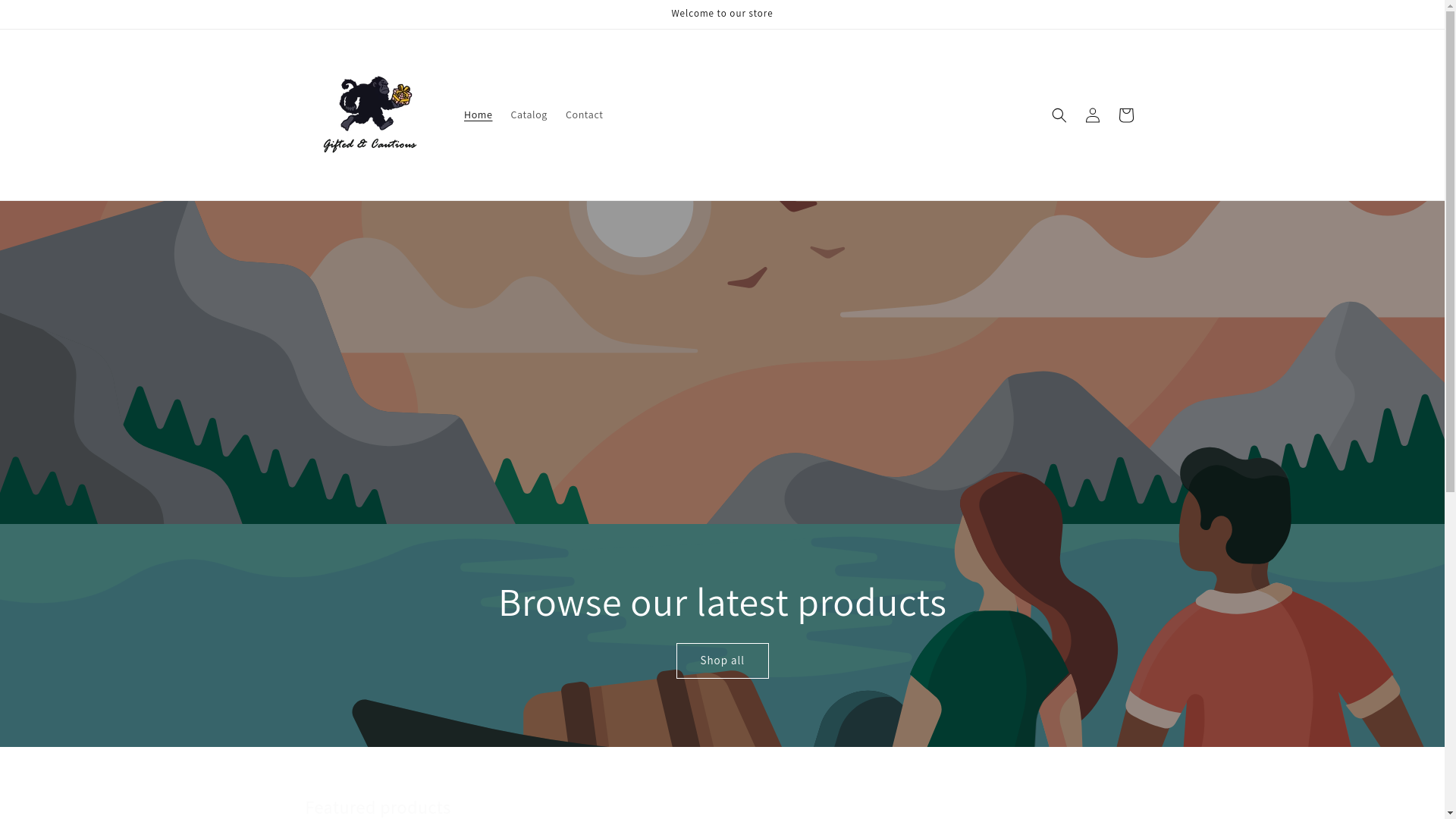 website screenshot of https://giftedandcautious.com/