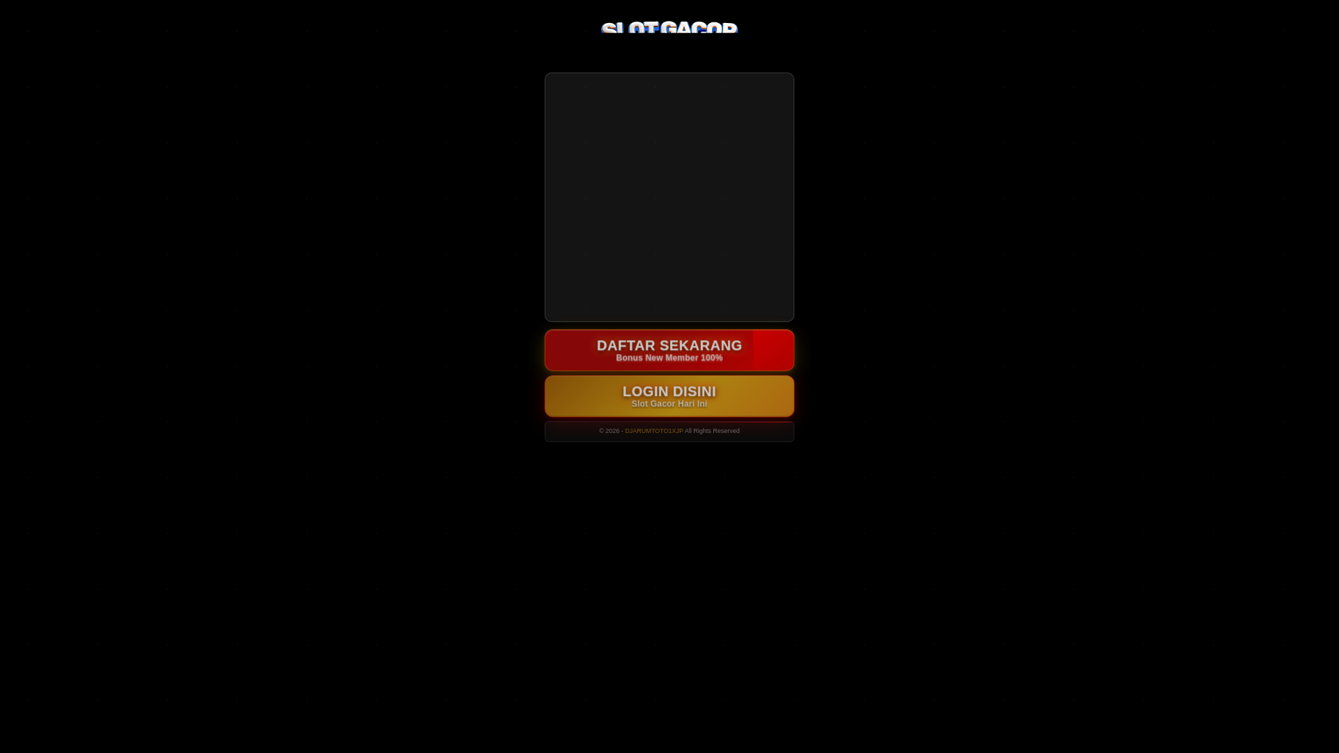 website screenshot of https://djarumtoto1xjp.live