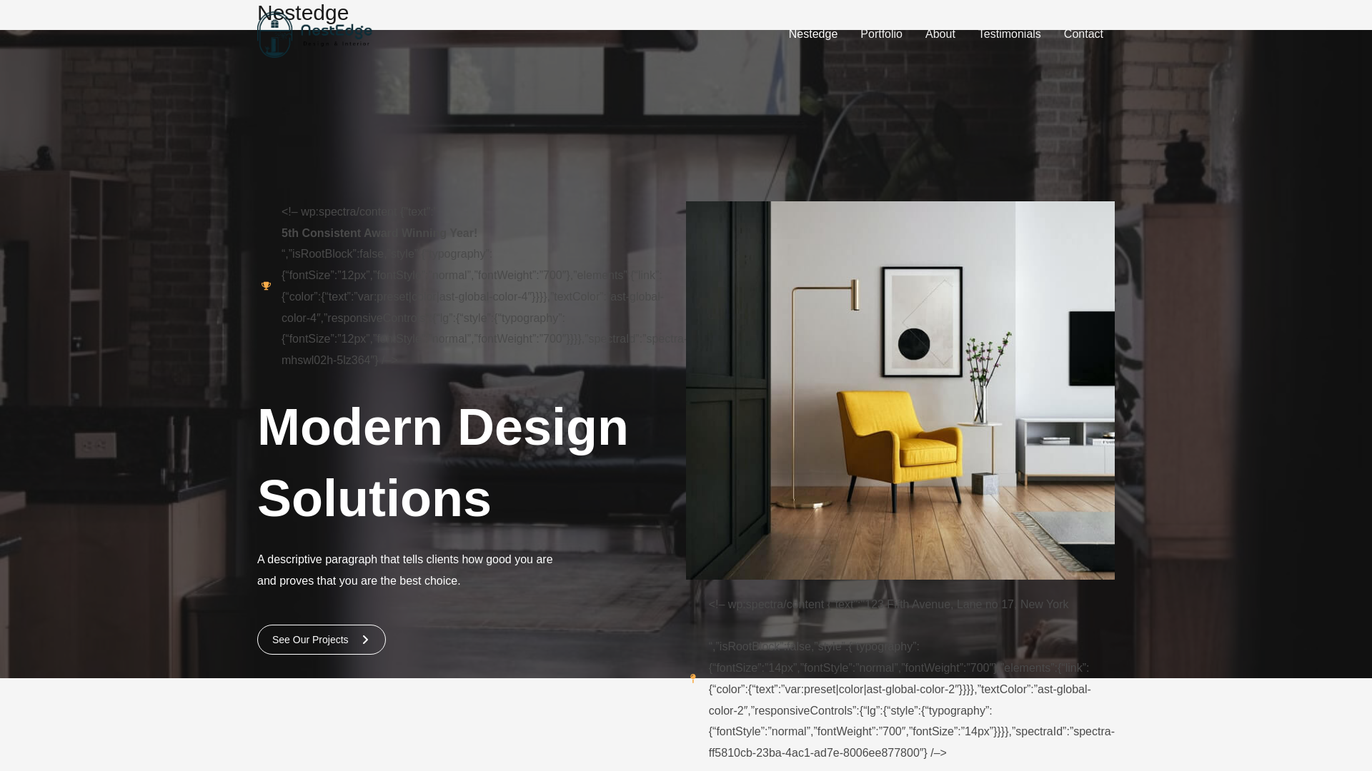 website screenshot of https://nestedgebd.com/