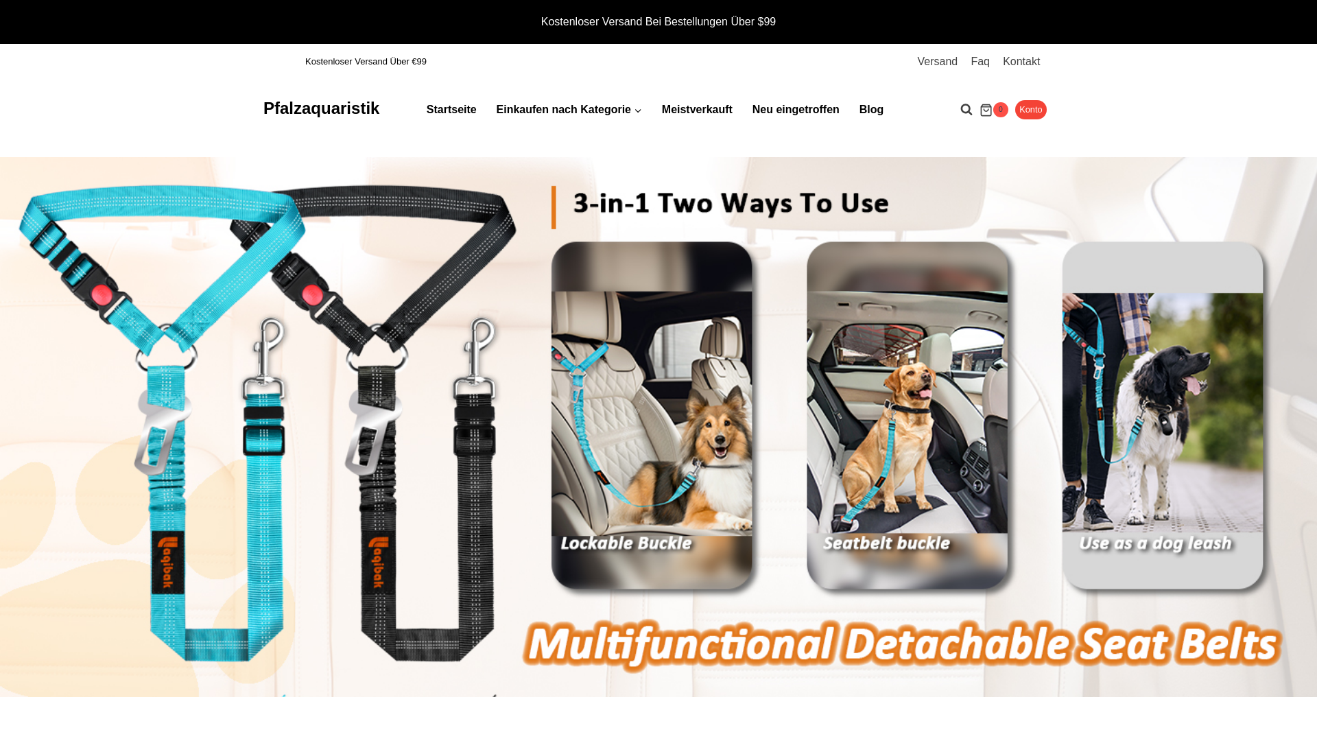 website screenshot of https://pfalzaquaristik.de/